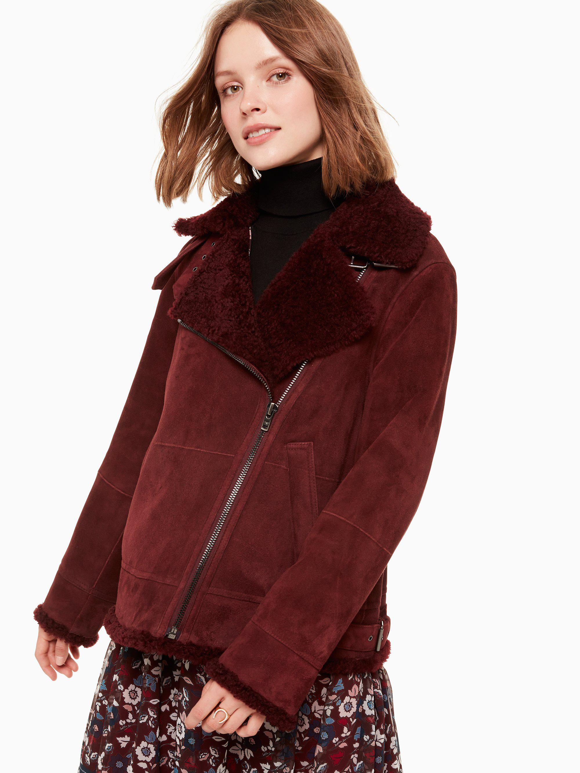 kate spade shearling jacket