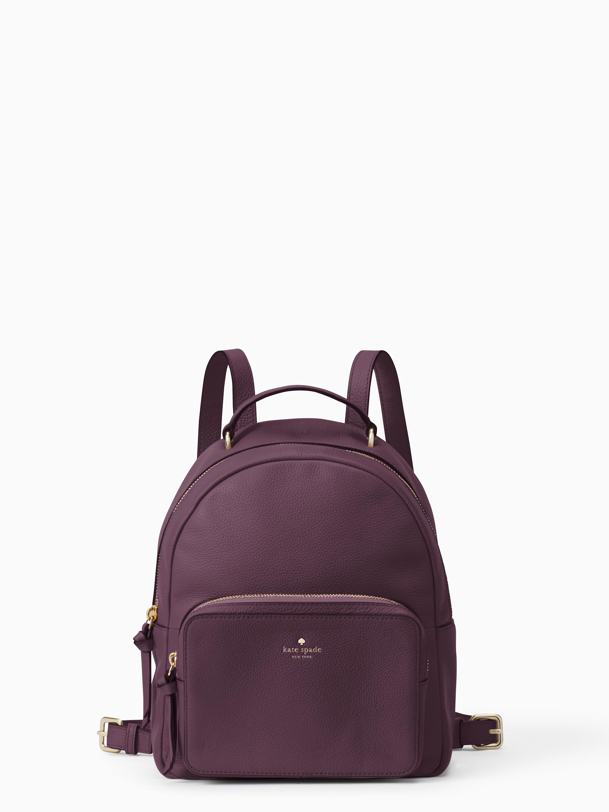 kate spade plum backpack