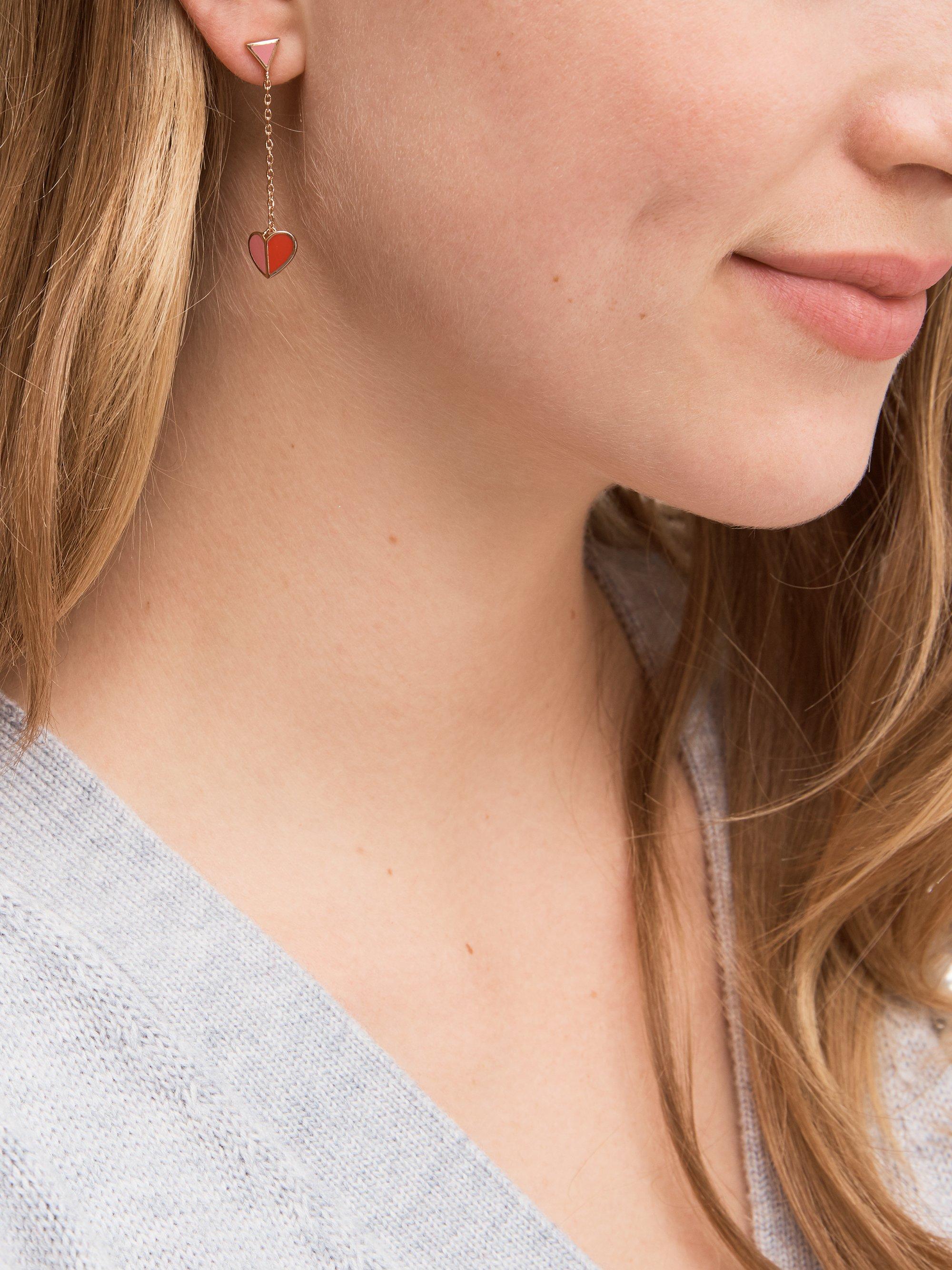 Kate Spade Heart Drop Earrings 2025