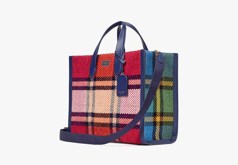 Kate Spade Manhattan Grand Plaid Tweed Large Tote in Red Lyst UK