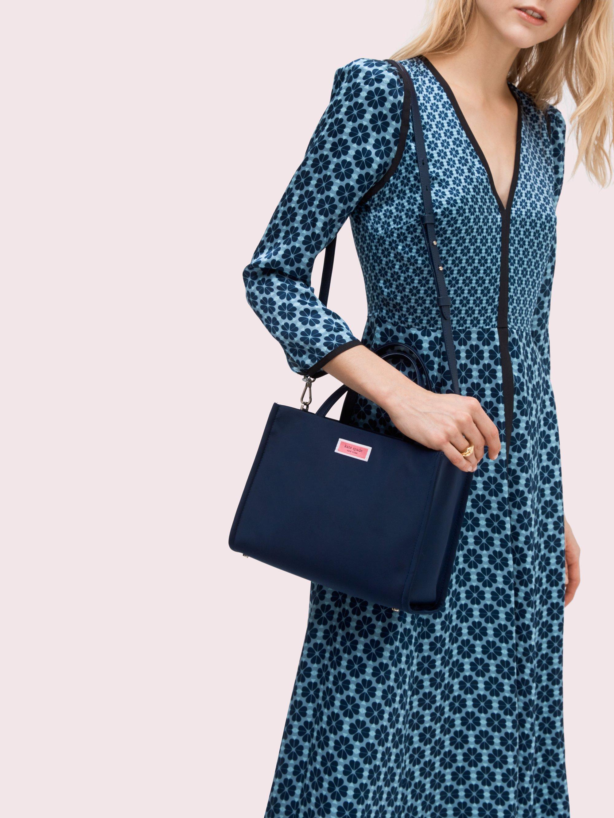sam nylon medium satchel