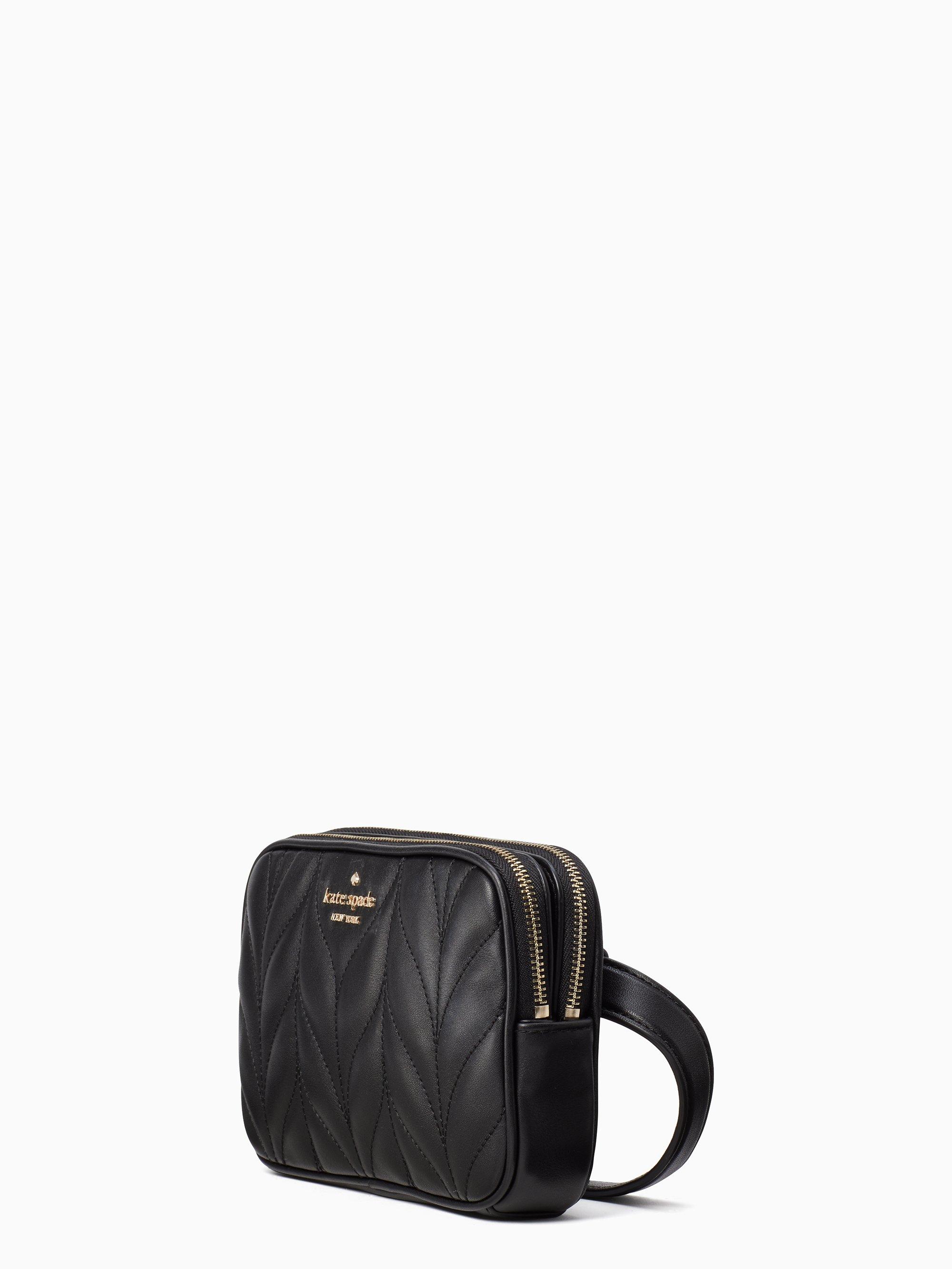 briar lane quilted double zip belt bag