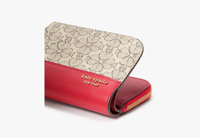 Kate Spade Spade Flower Small Compact Wallet in Red Lyst UK