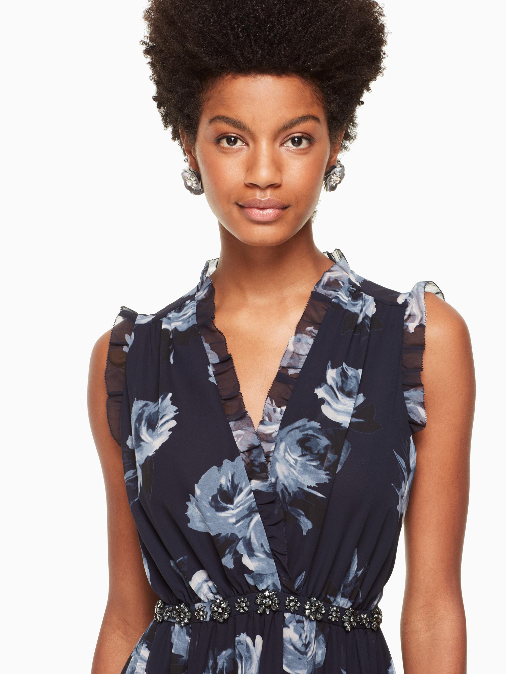 kate spade night rose dress
