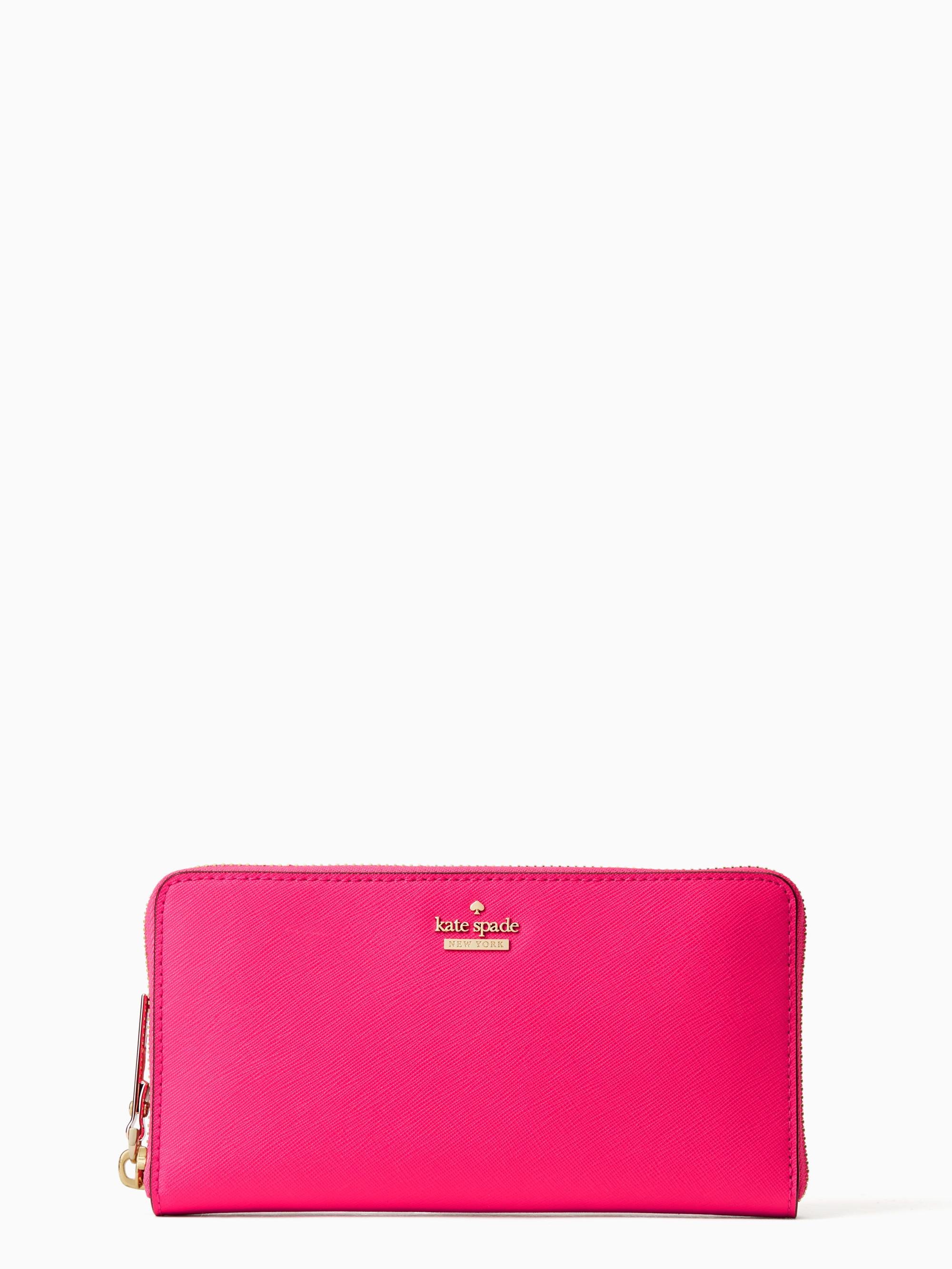 kate spade cameron street wallet pink
