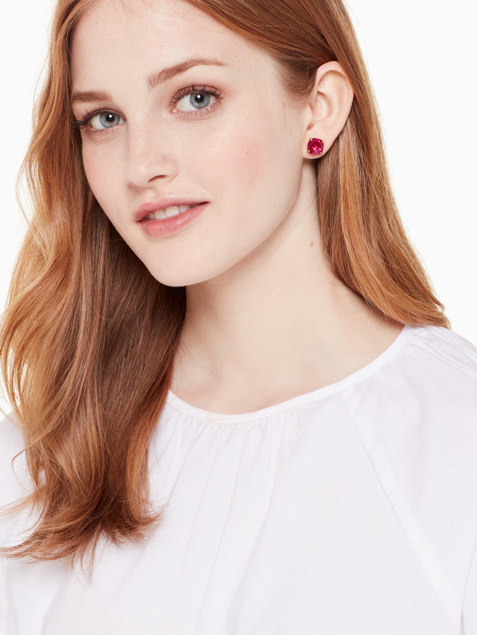 kate spade new york mini small square stud earrings