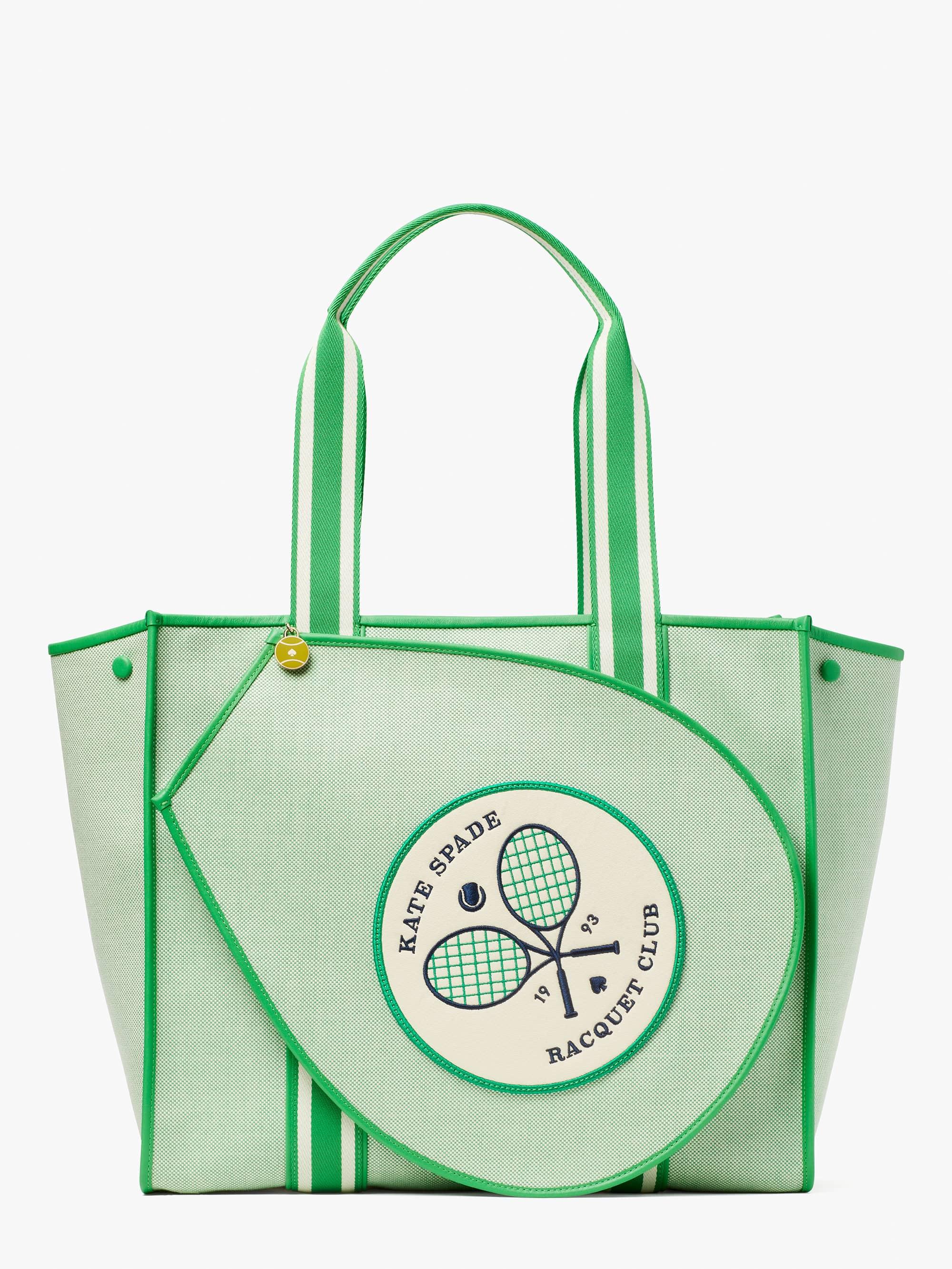 Kate Spade Courtside Tennis Tote Bag Aus Canvas GroB in Green Lyst UK
