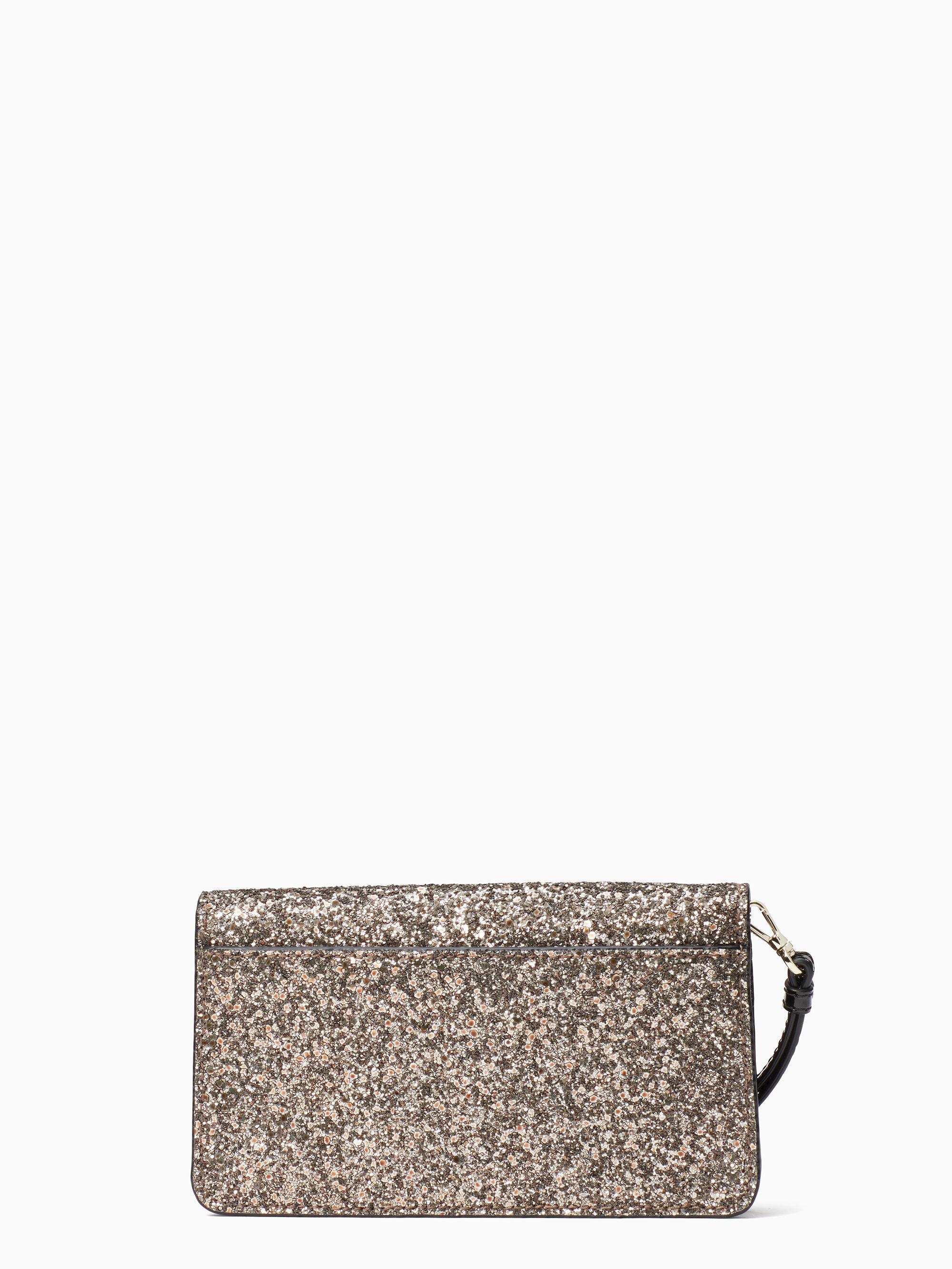 kate spade glitter wristlet