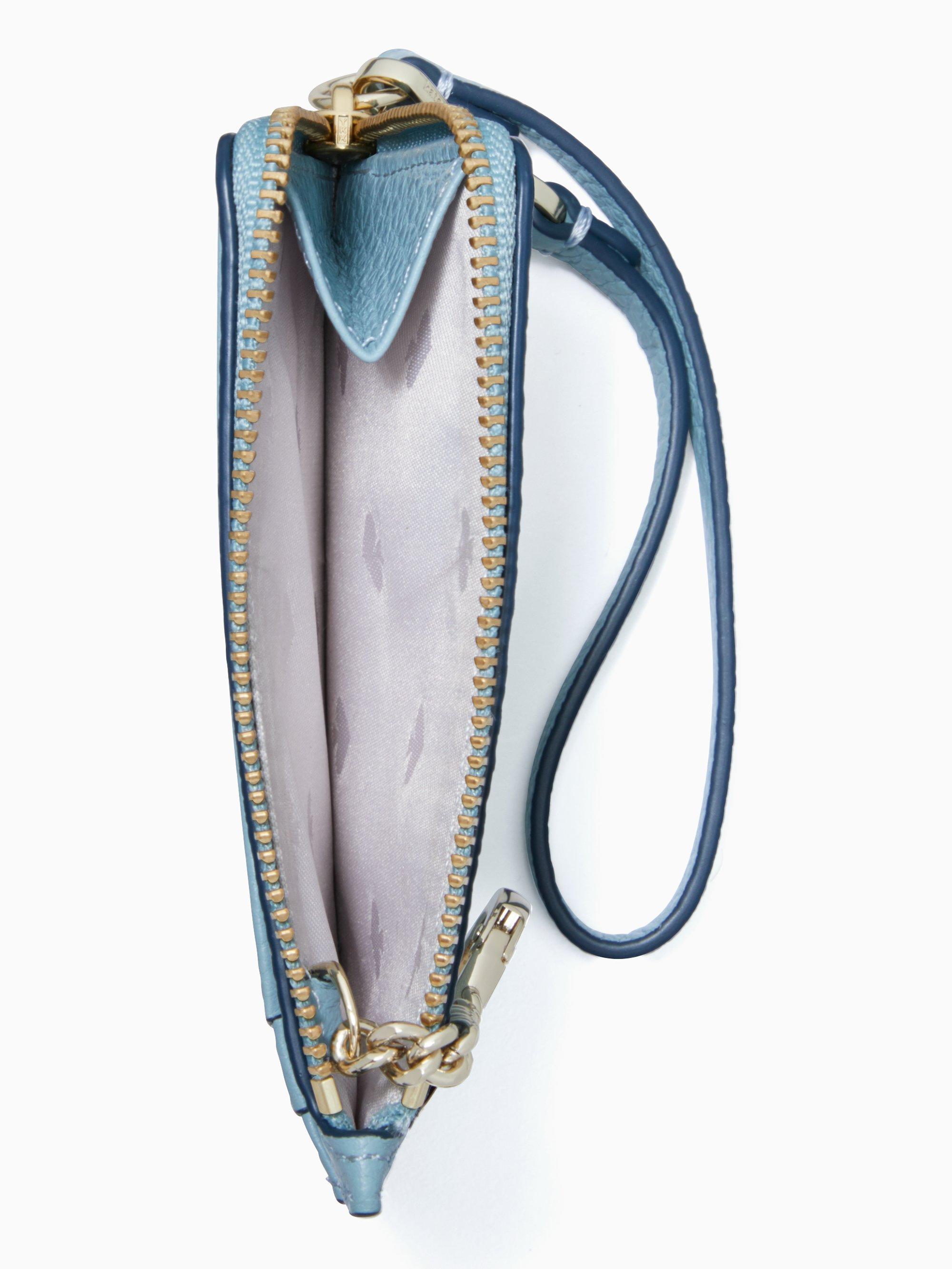 Kate Spade Jackson Small Card Holder Wristlet in Blue Lyst