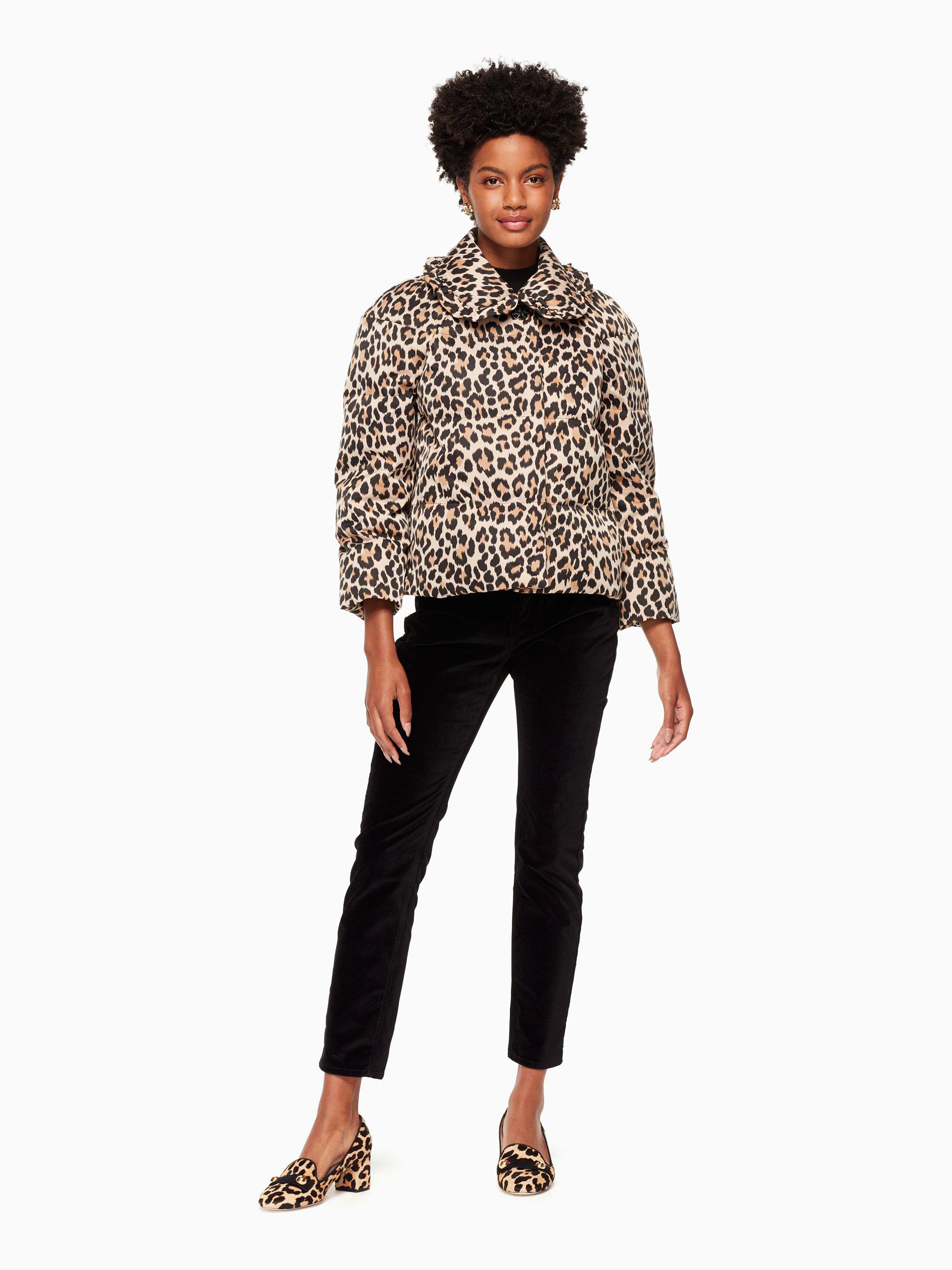 kate spade leopard jacket
