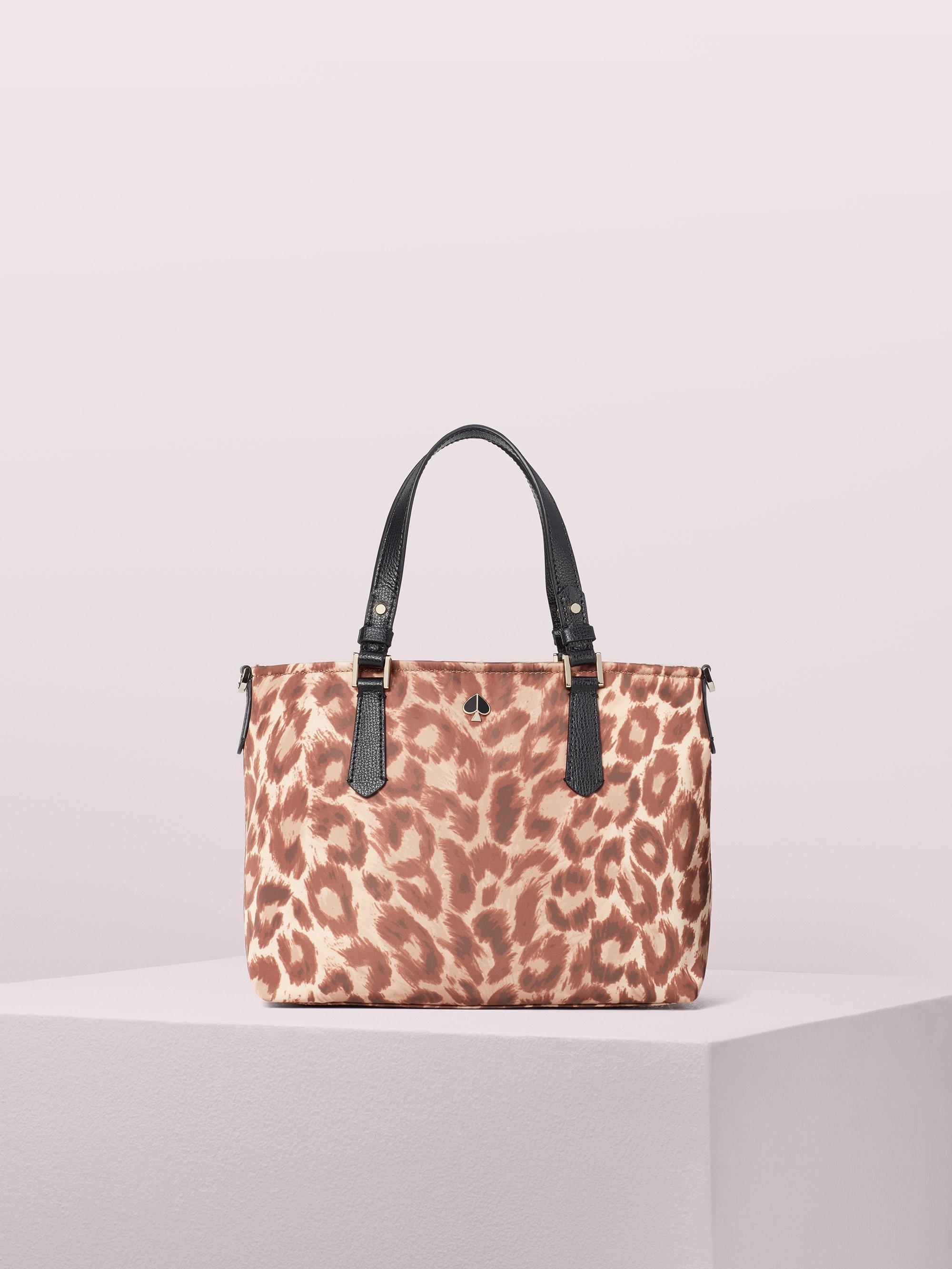 kate spade leopard tote
