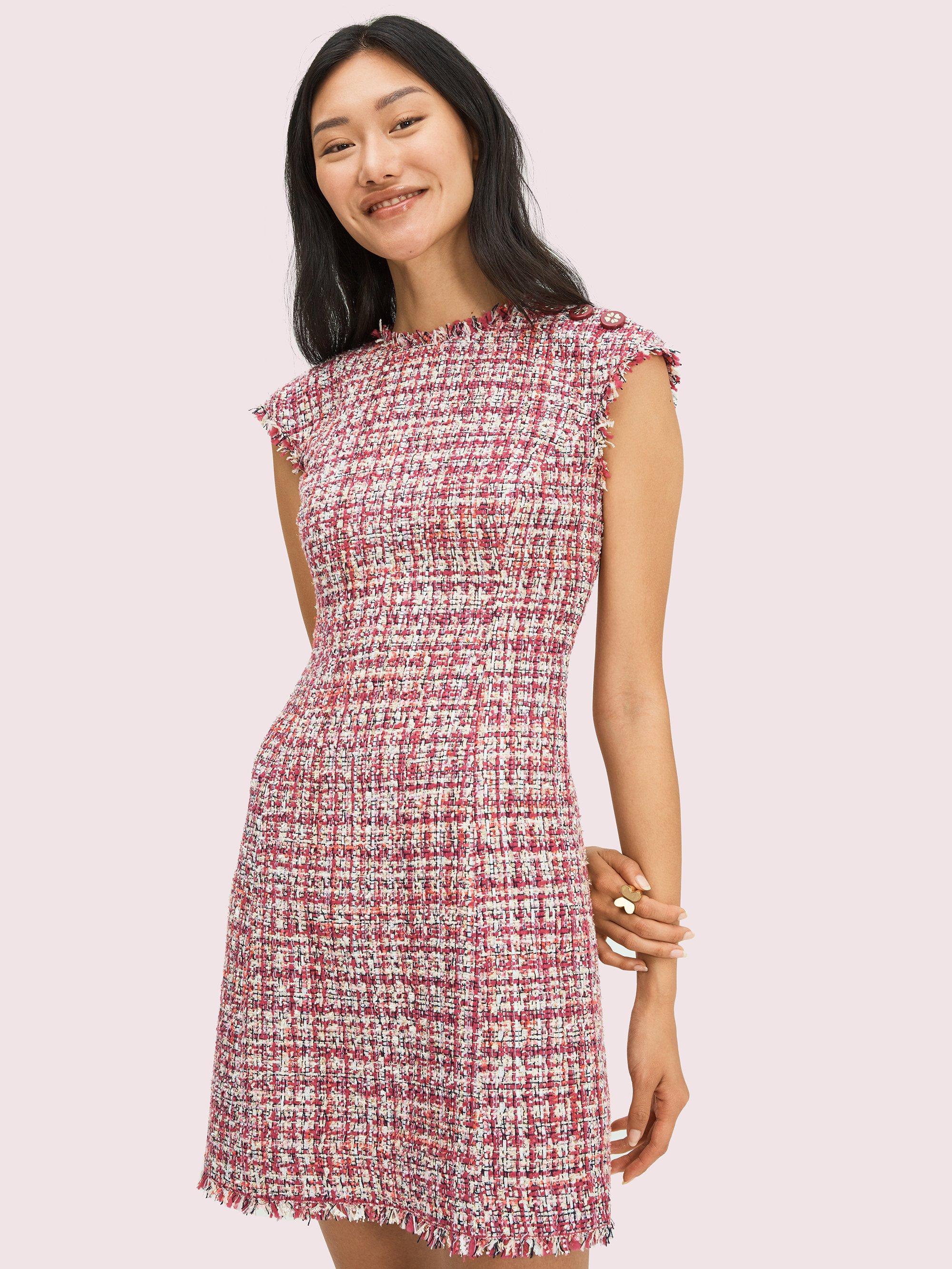 Kate Spade Textured Tweed Dress Lyst