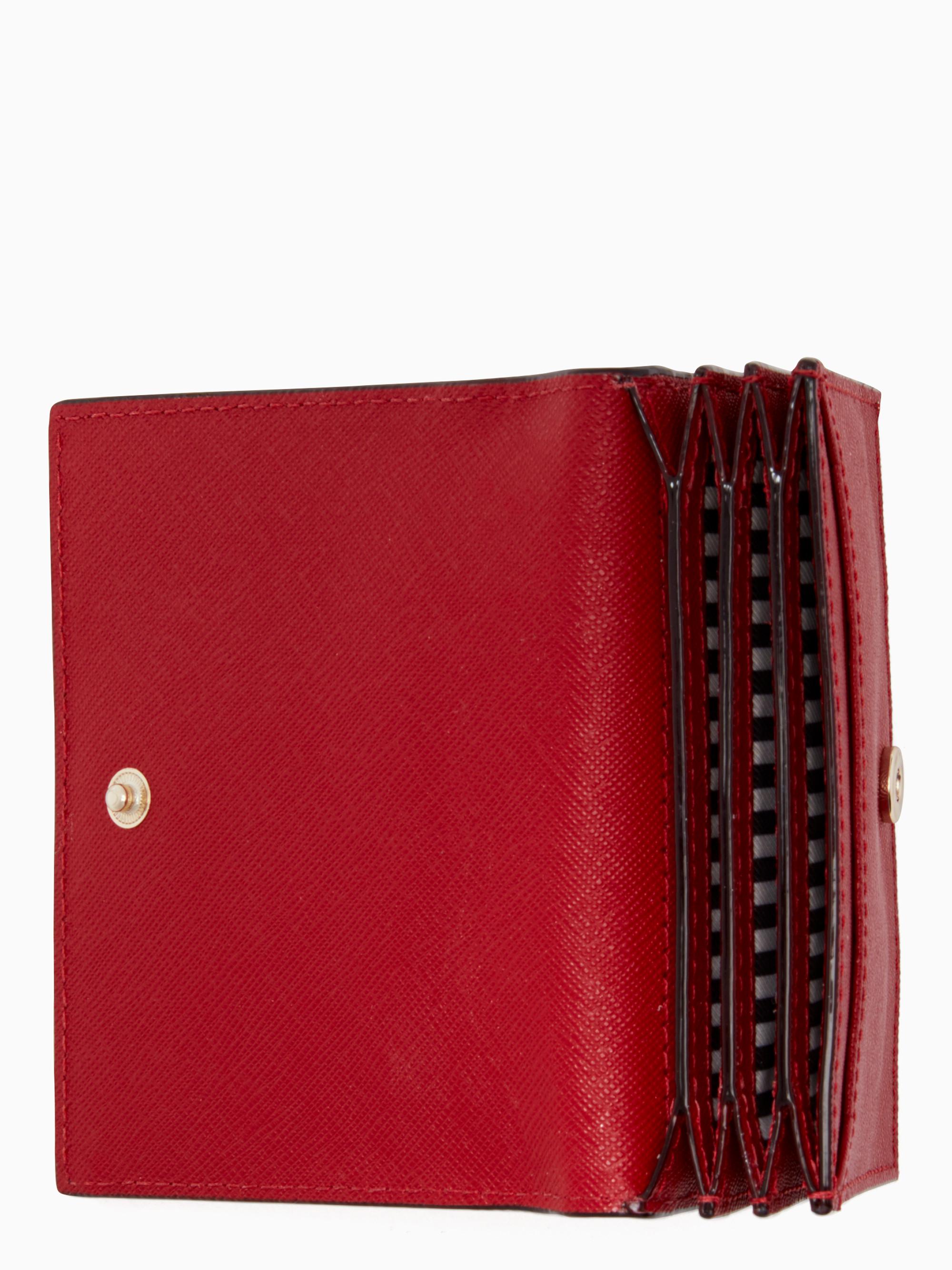 kate spade heirloom red wallet