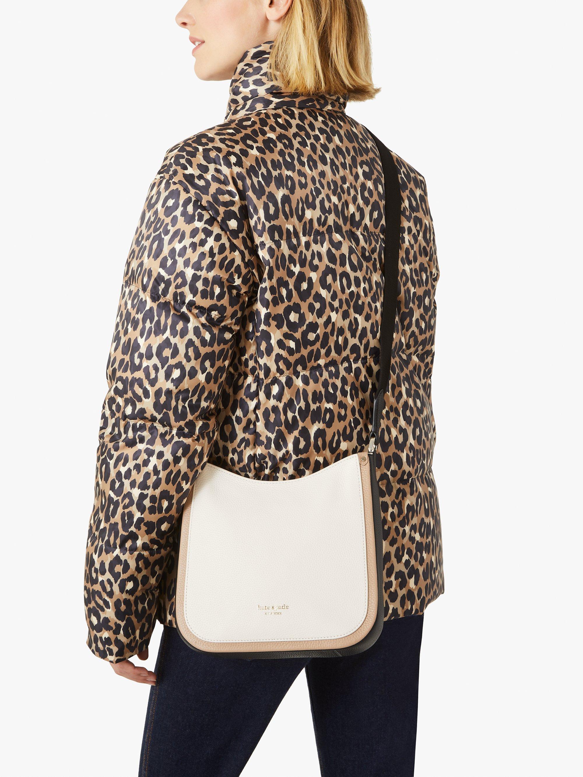 kate spade new york roulette medium leather messenger bolsa