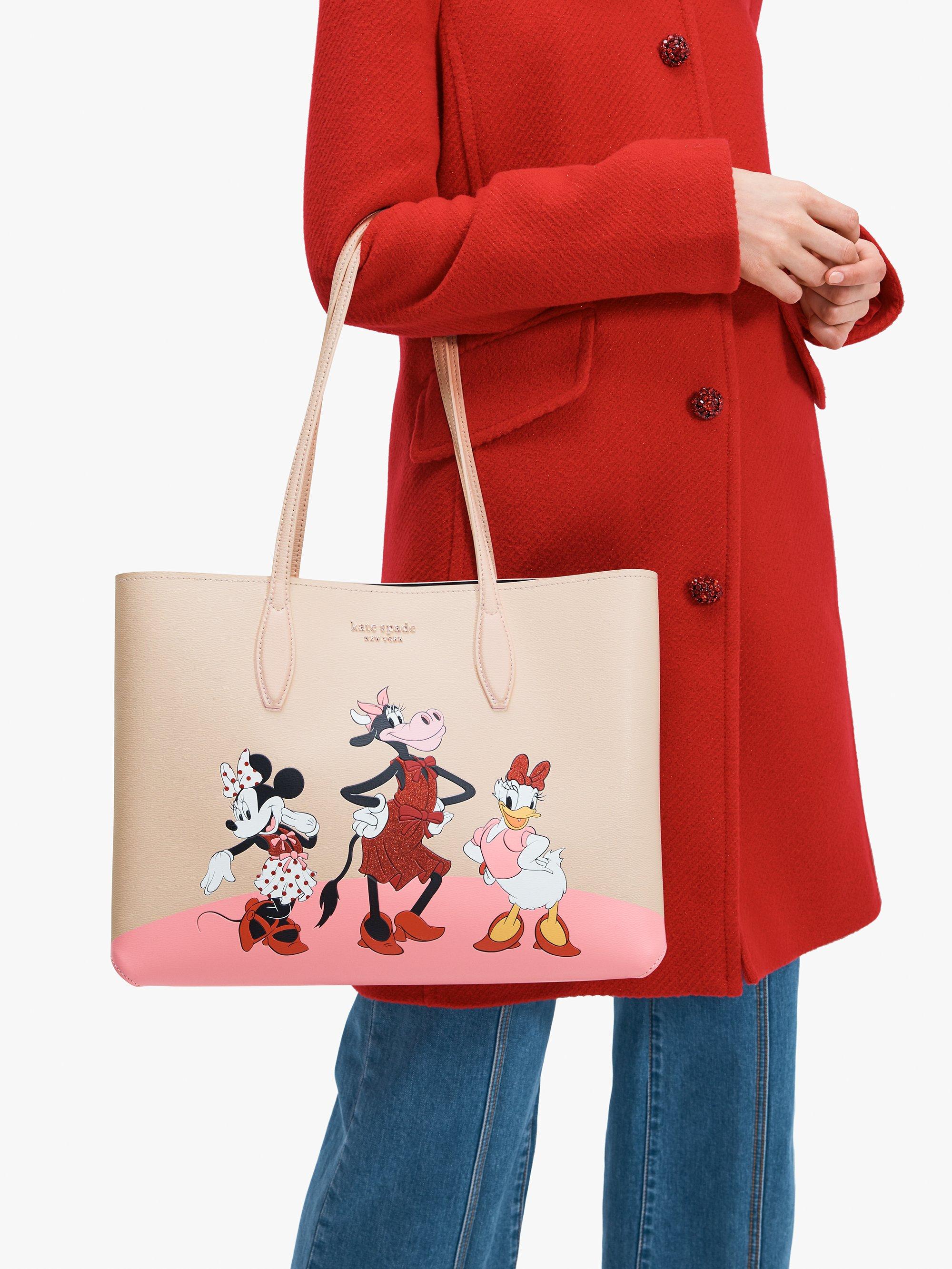 Kate Spade Leather Disney X New York Clarabelle & Friends Large Tote Lyst