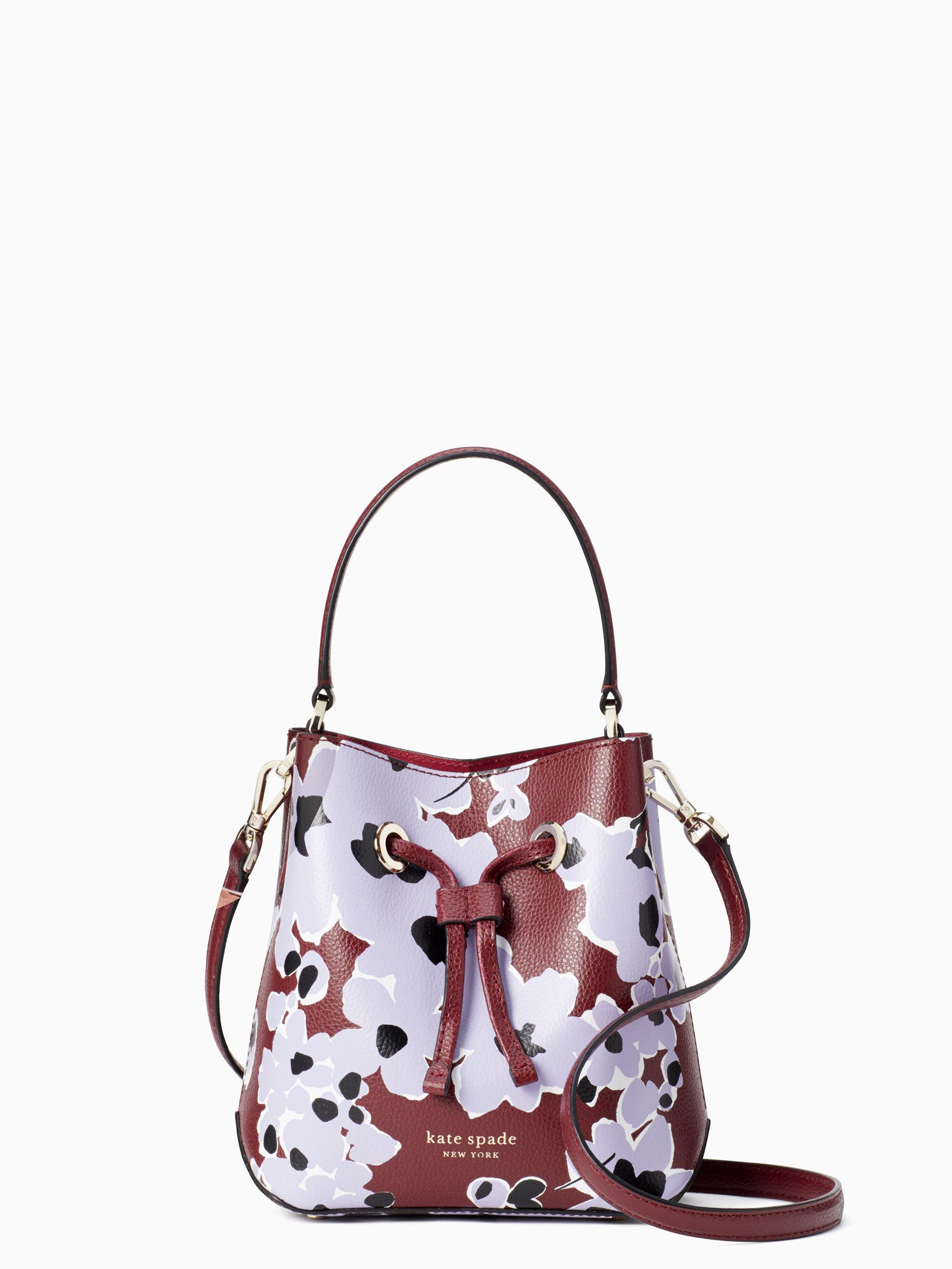 kate spade eva small bucket bag black