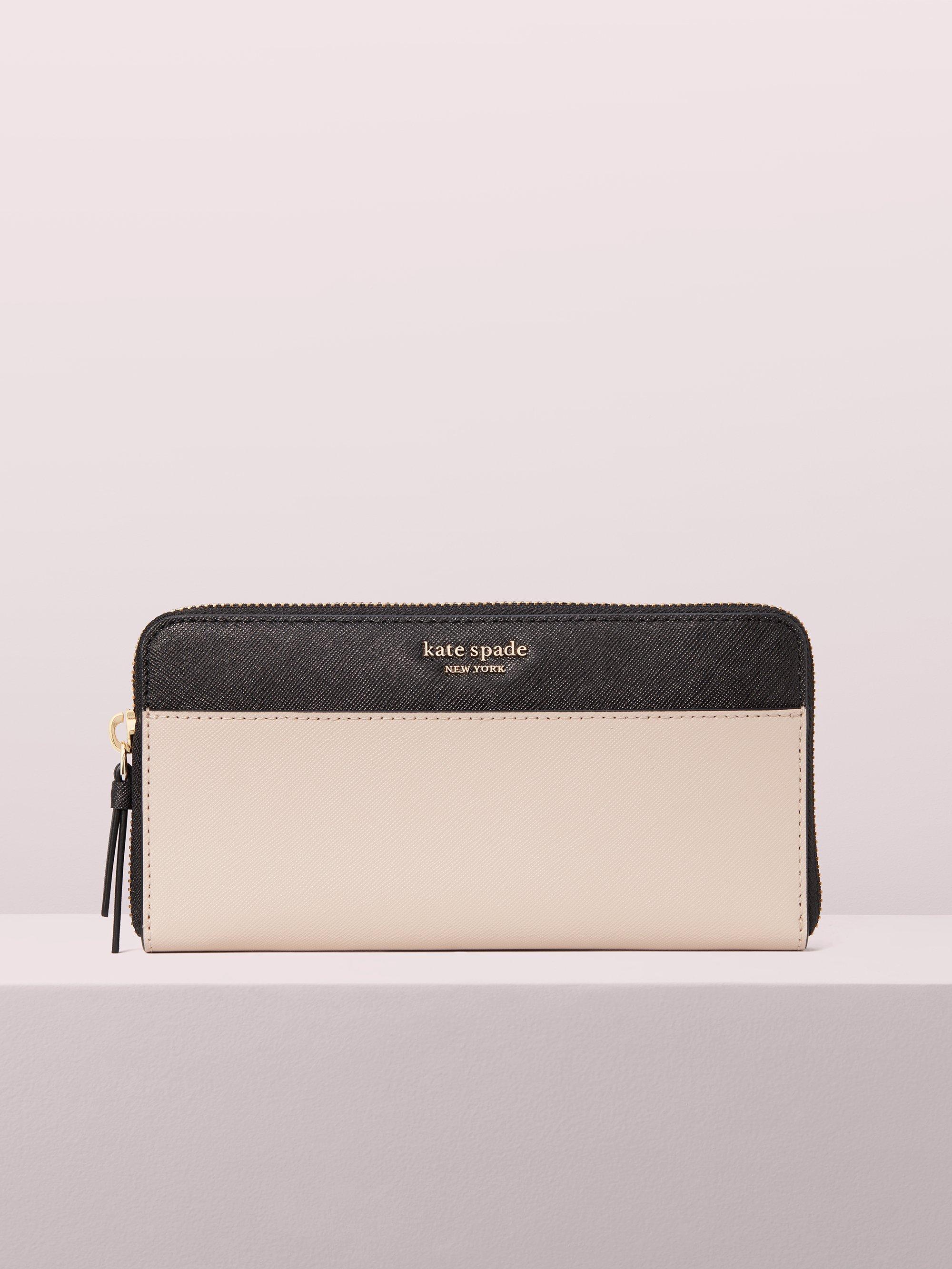 kate spade continental zip wallet