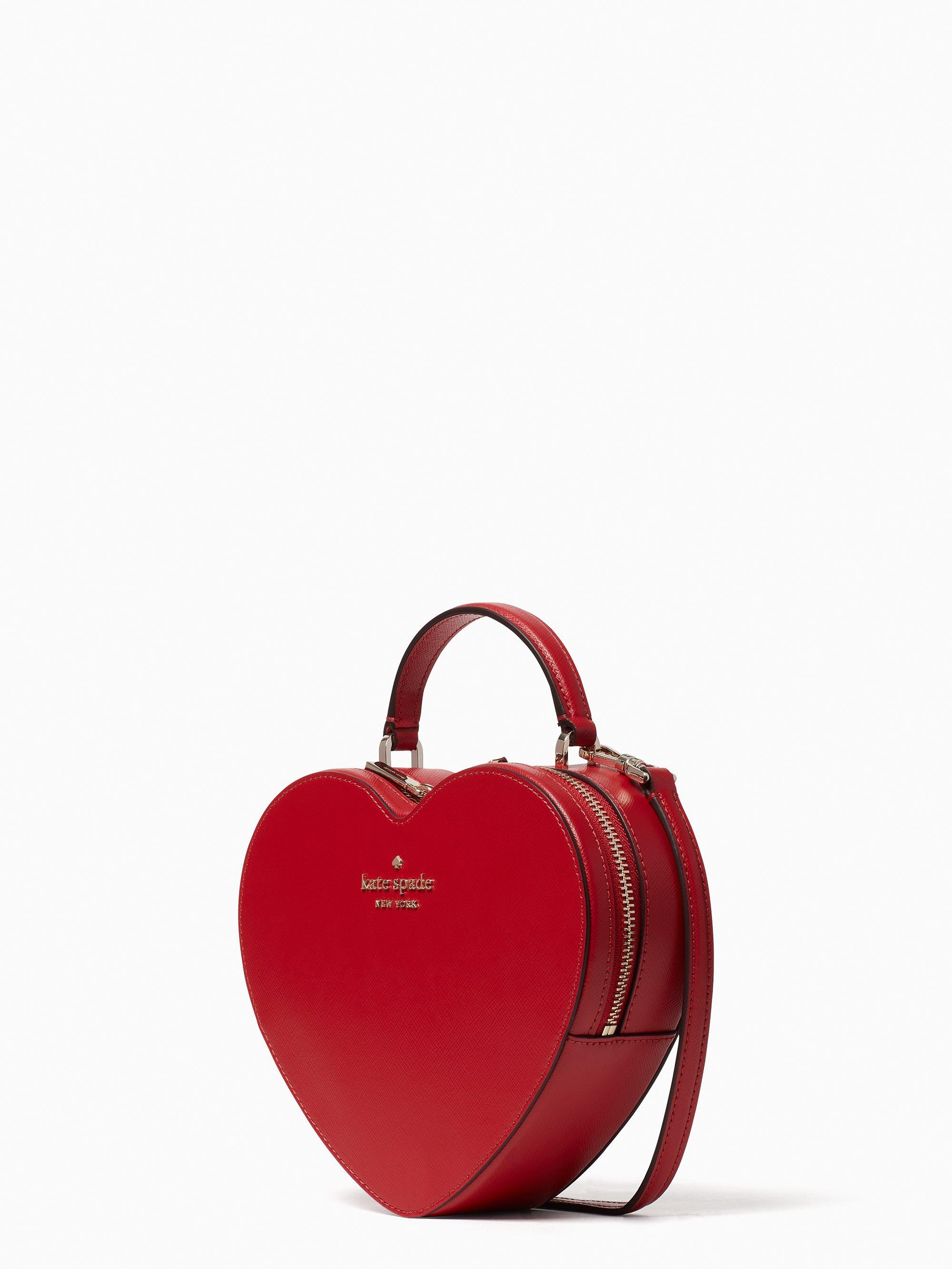 heart shaped kate spade bag