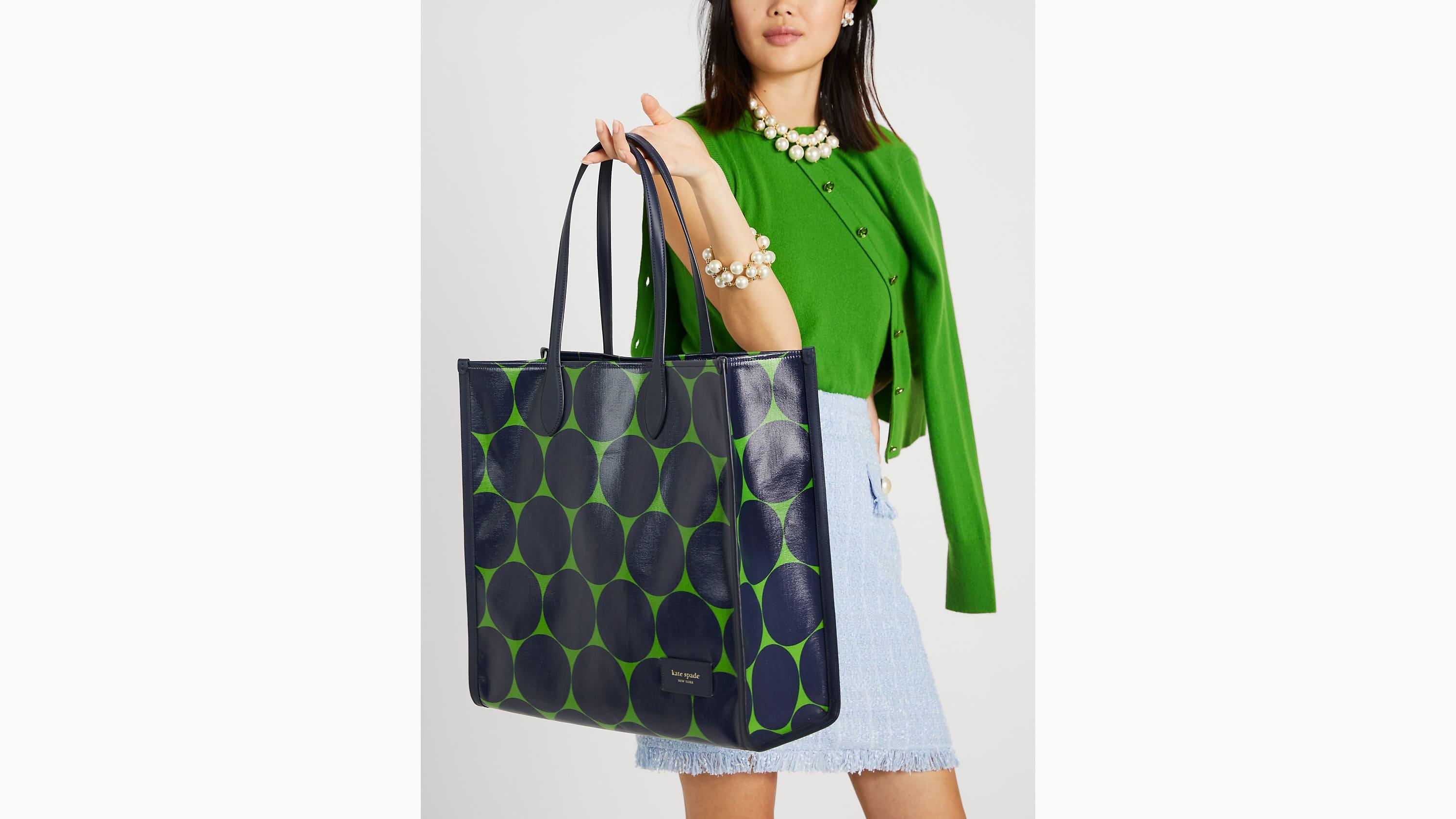 Kate Spade Personalized Polka Dots Canvas Tote