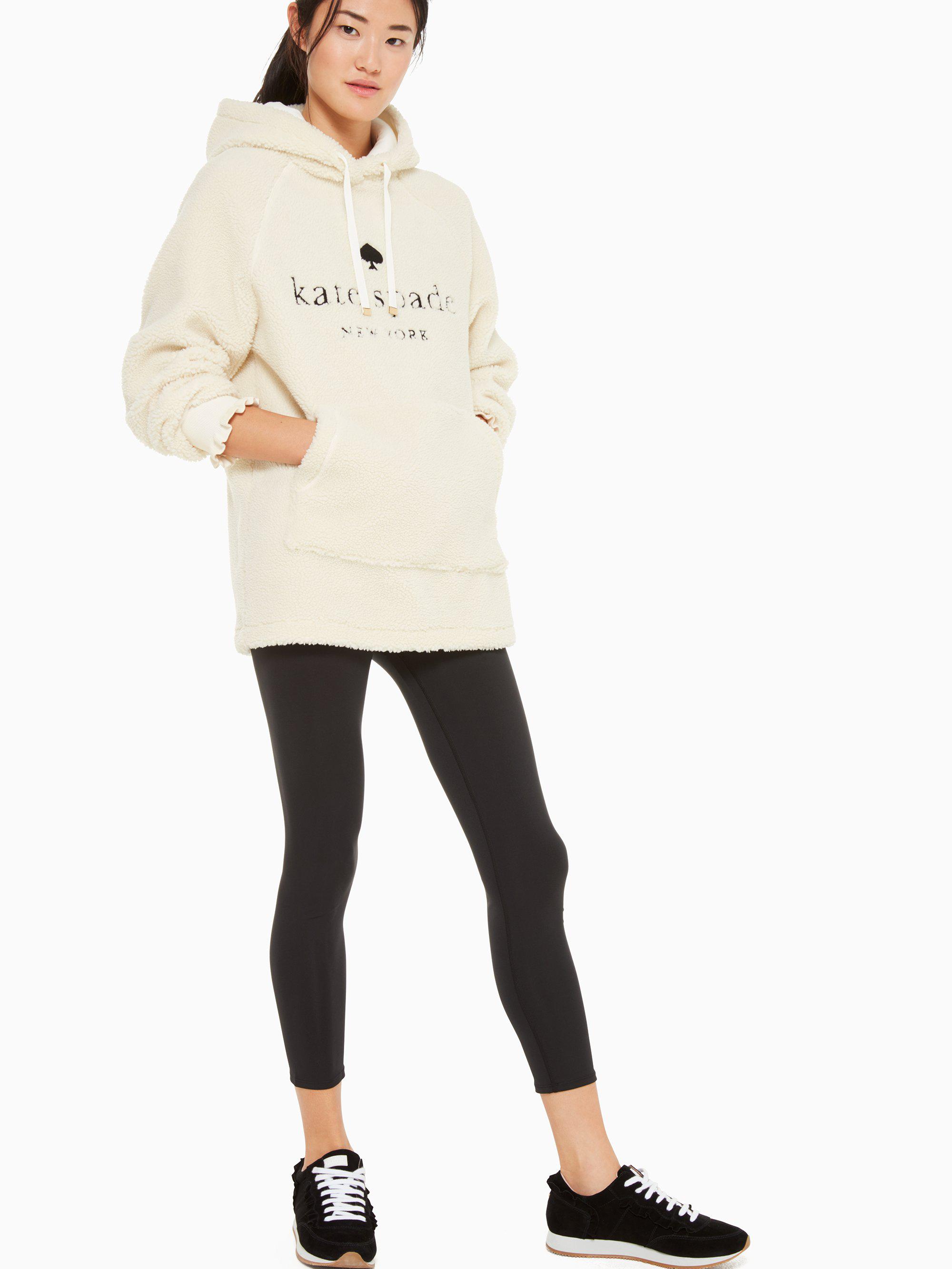 Kate spade sherpa hoodie Clearance