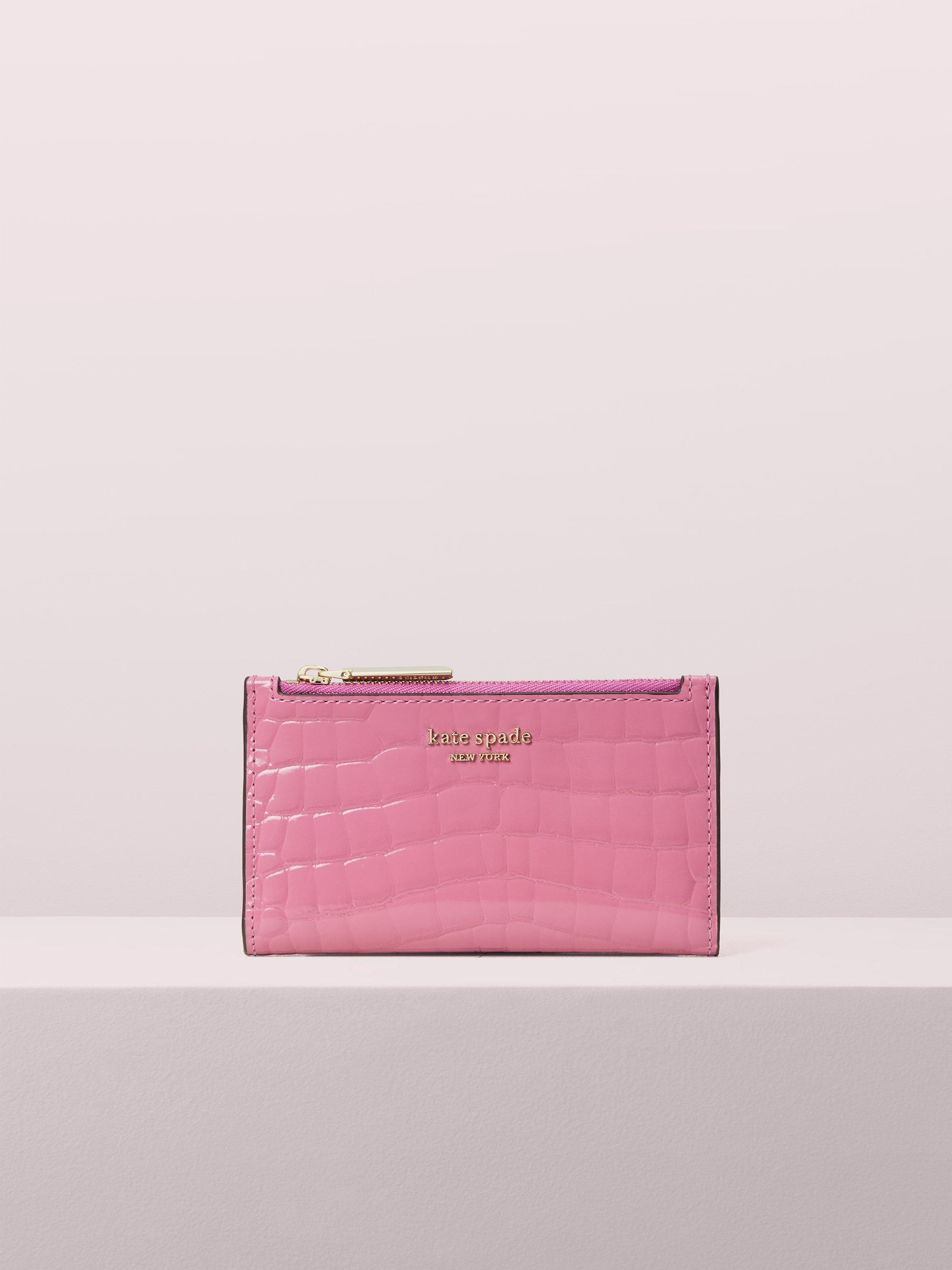 Kate spade sylvia croc wallet Clearance