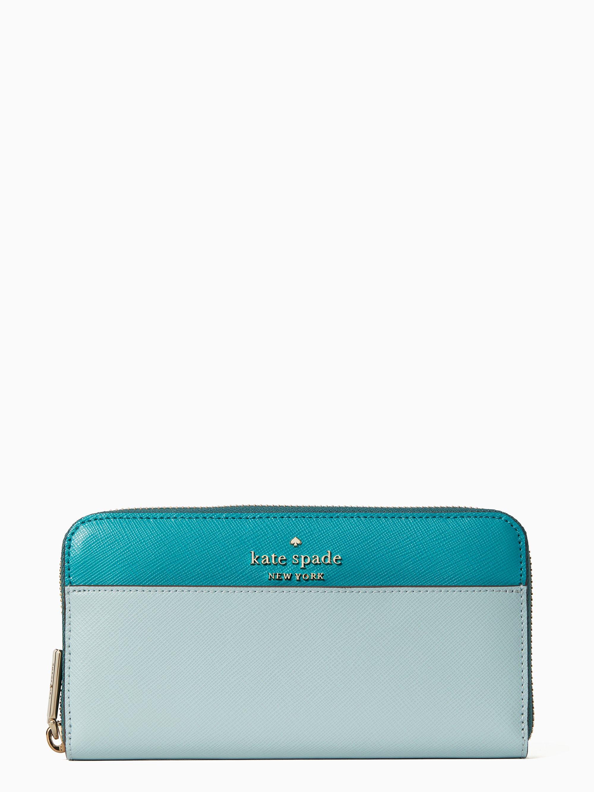 kate spade color block wallet