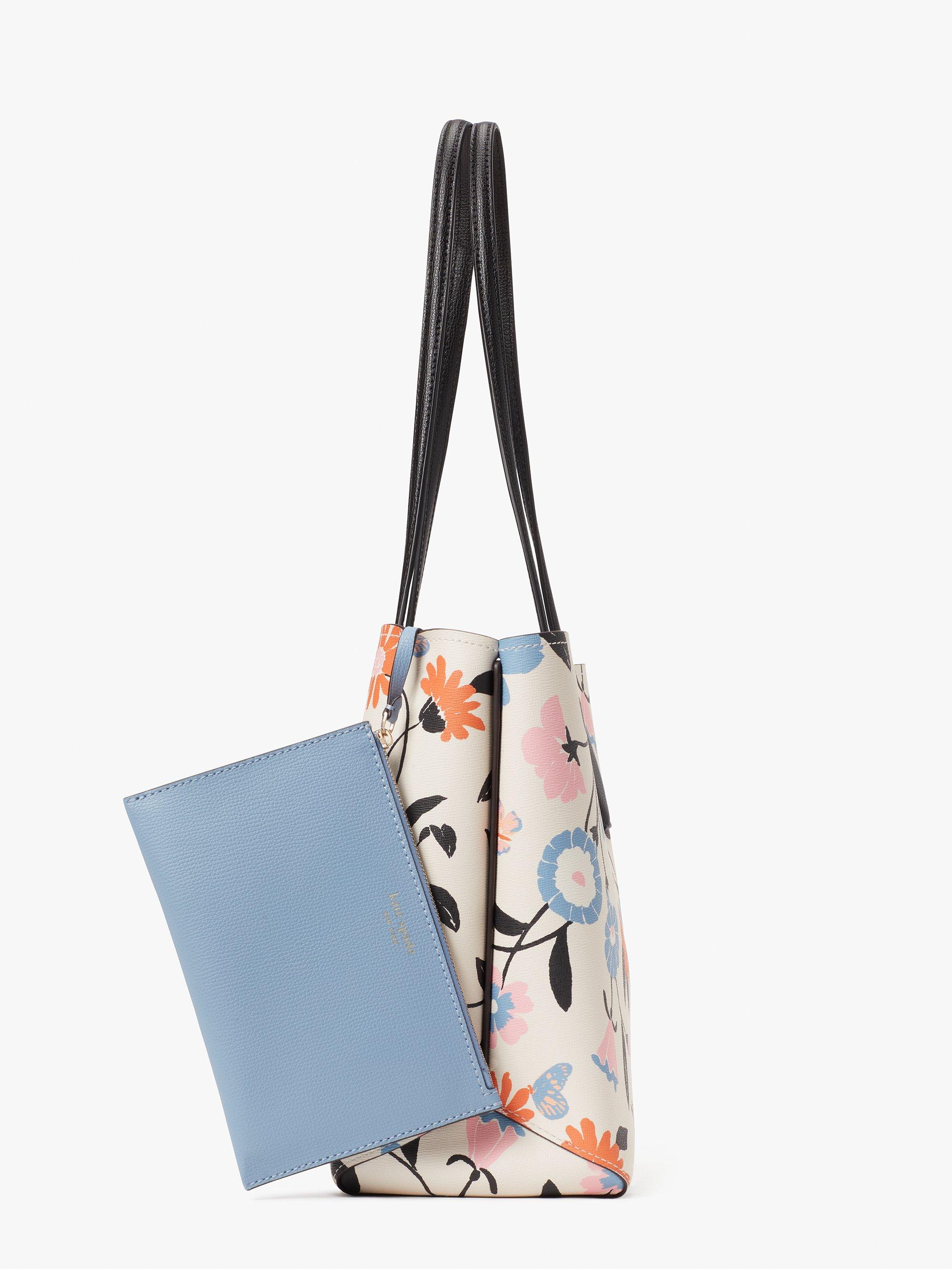 Kate Spade All Day Floral Garden Large Tote in Blue | Lyst