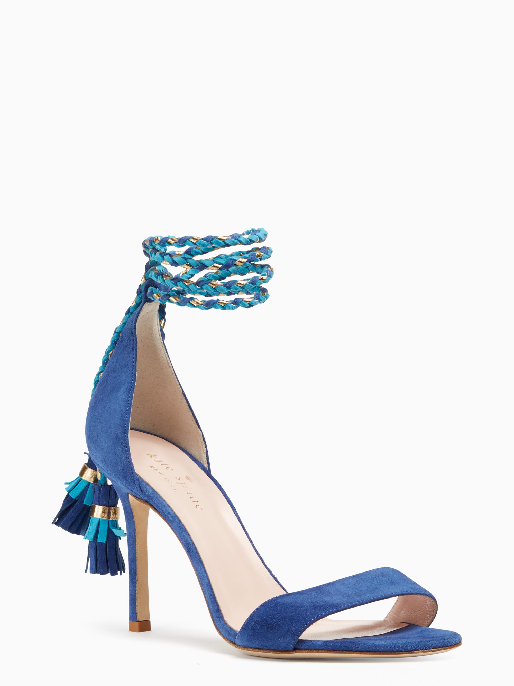kate spade blue heels