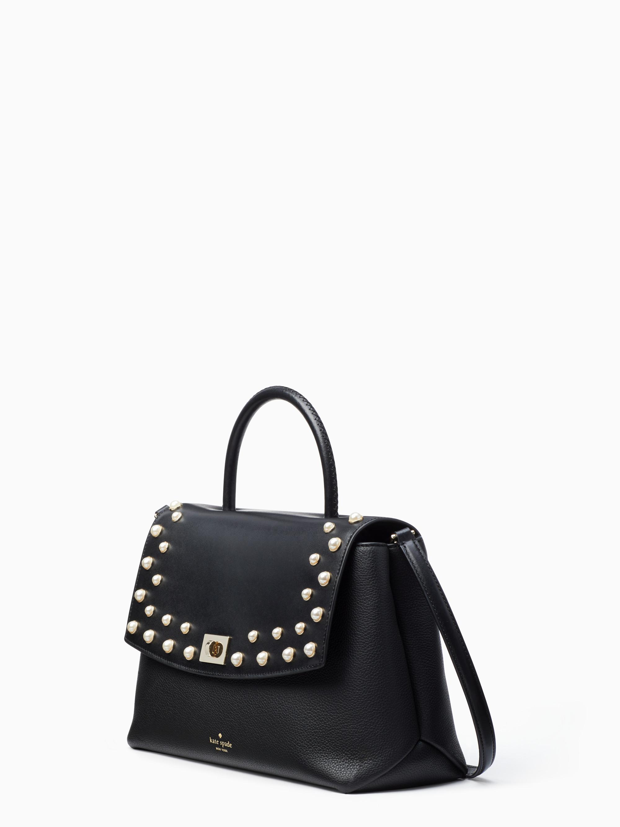 Kate Spade Black Bag With Pearls Top Sellers, SAVE 32% 