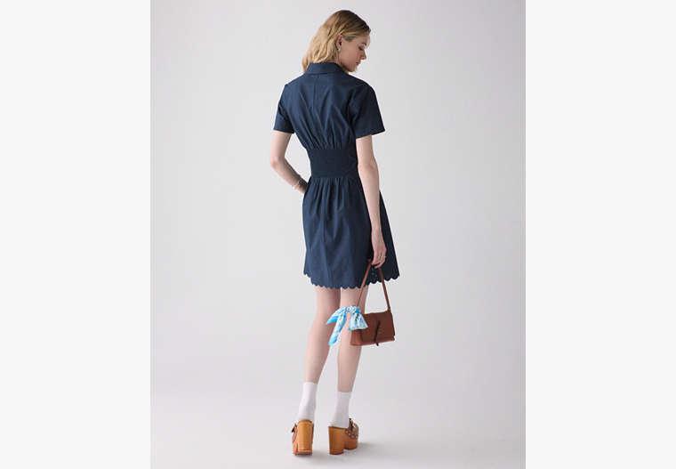 kate spade dress blue Kate Spade Blue Dusk Cloud Zipper Front Cocktail Dress- Size 14 (fits  The  Saved Collection