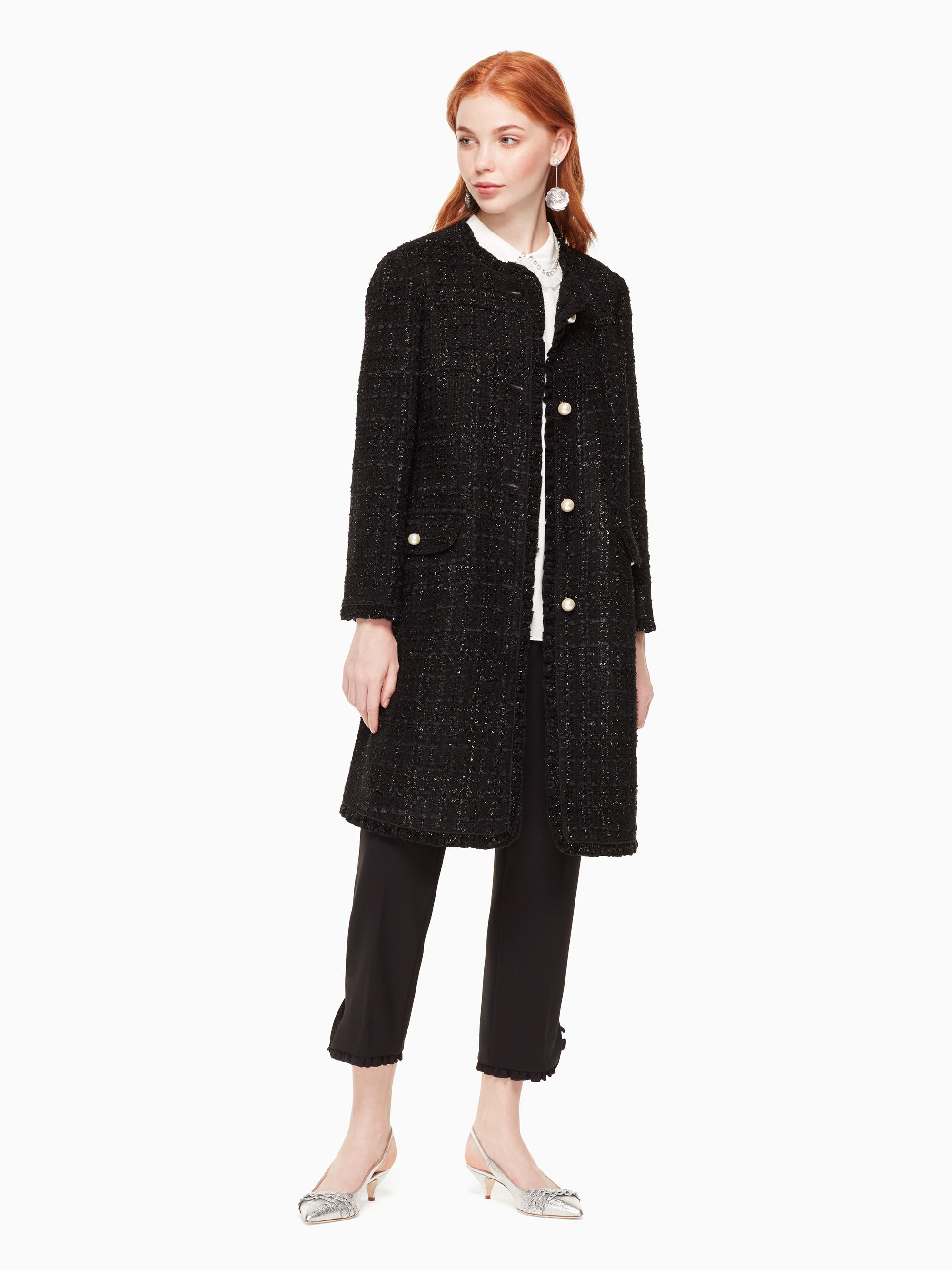 kate spade sparkle tweed dress