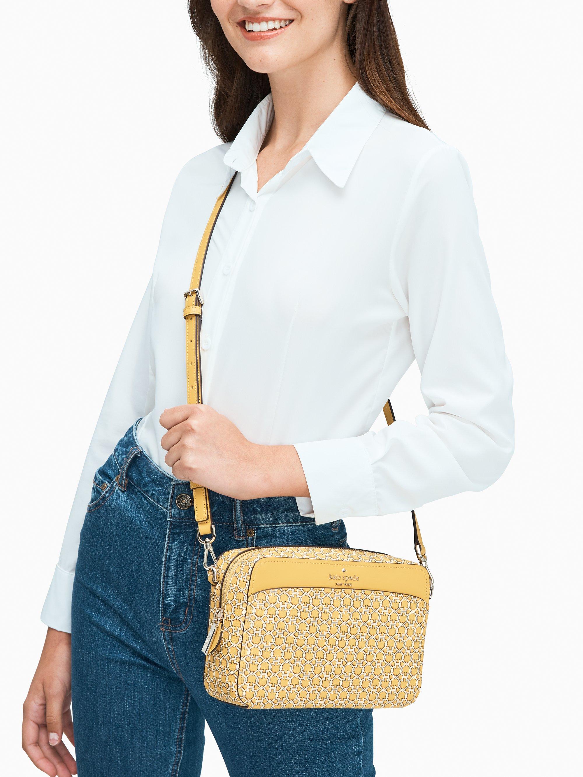 Kate Spade Leather Spade Link Camera Bag - Lyst