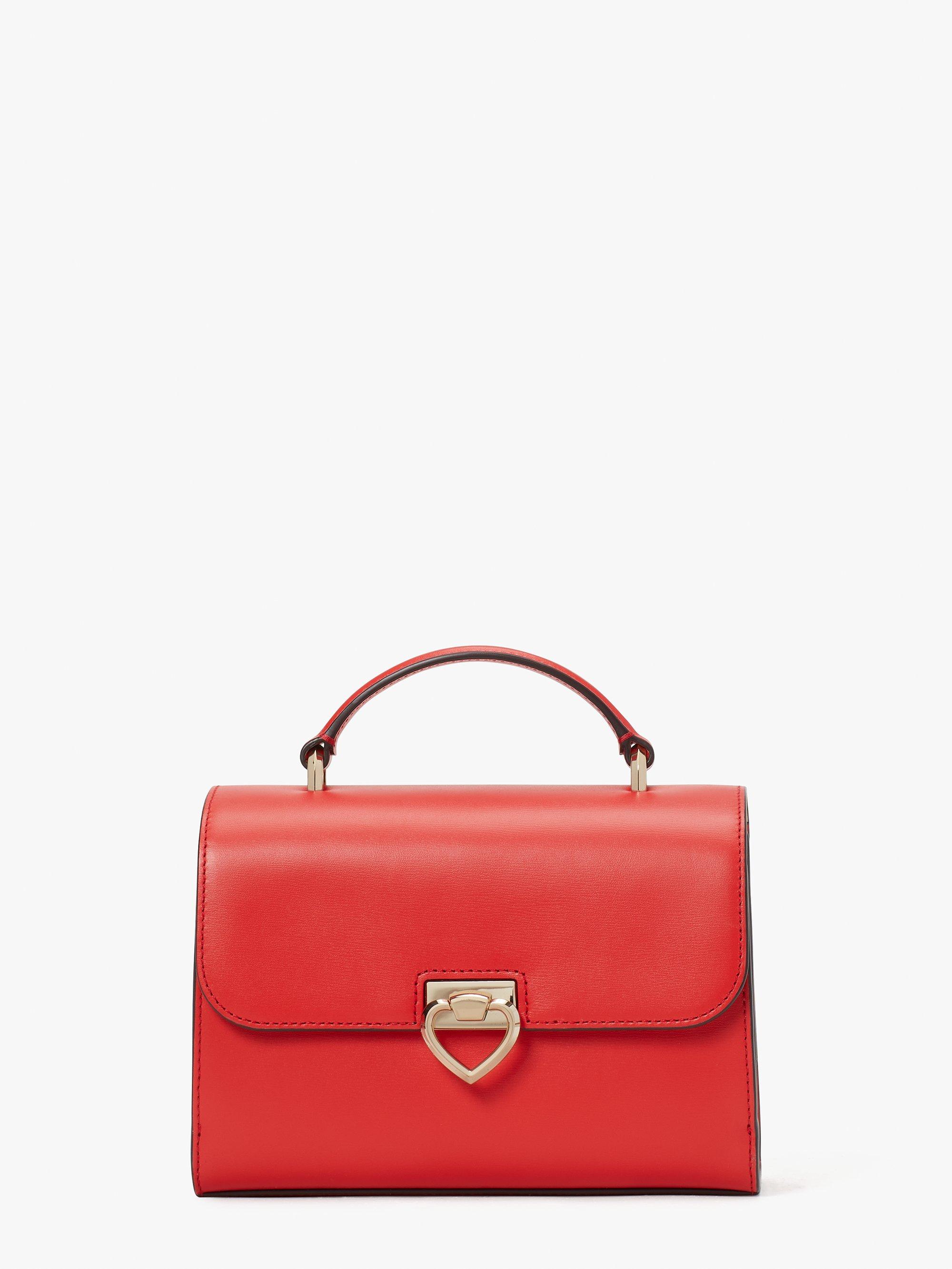 small red bag with handle