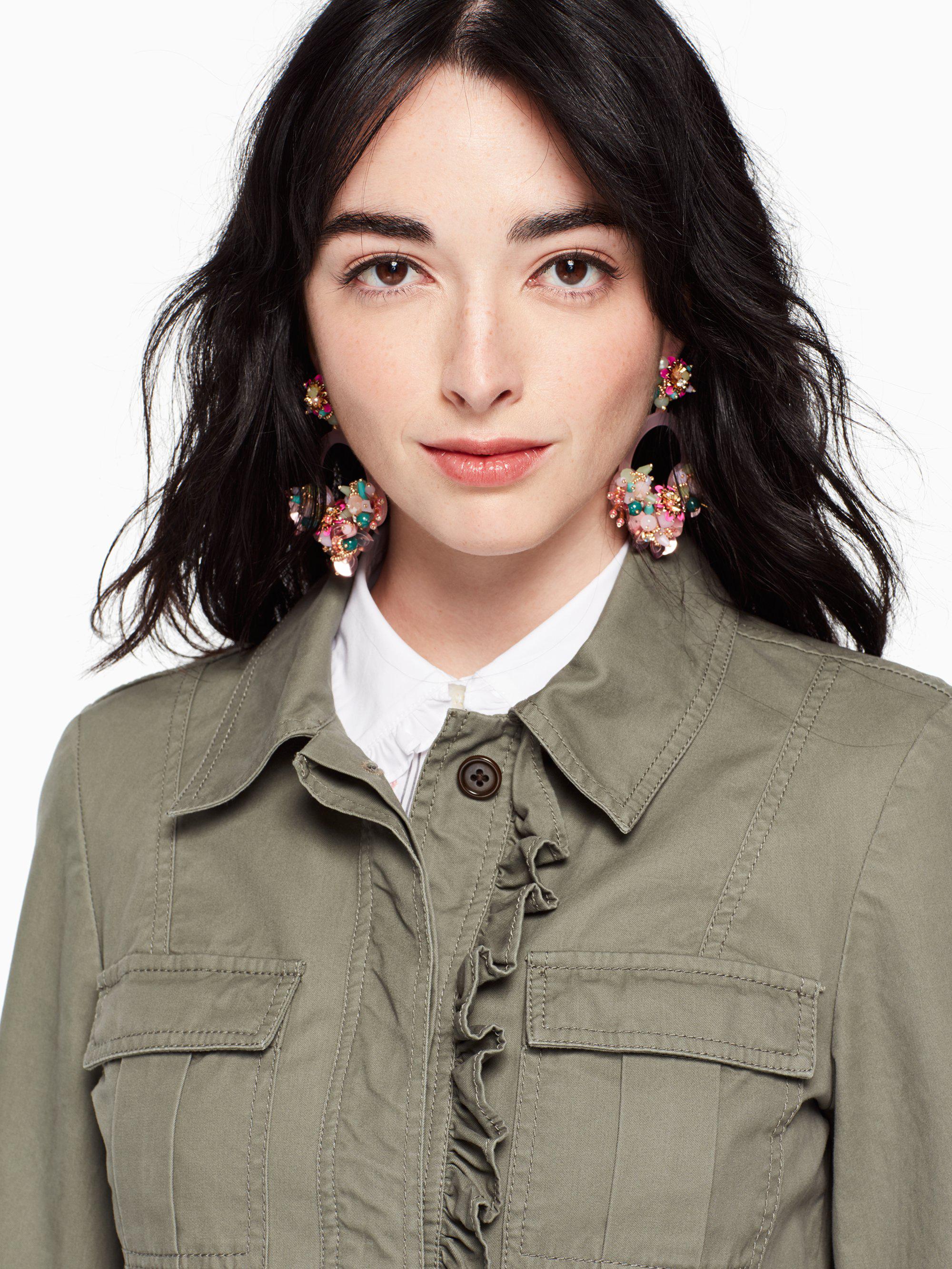 kate spade ruffle jacket