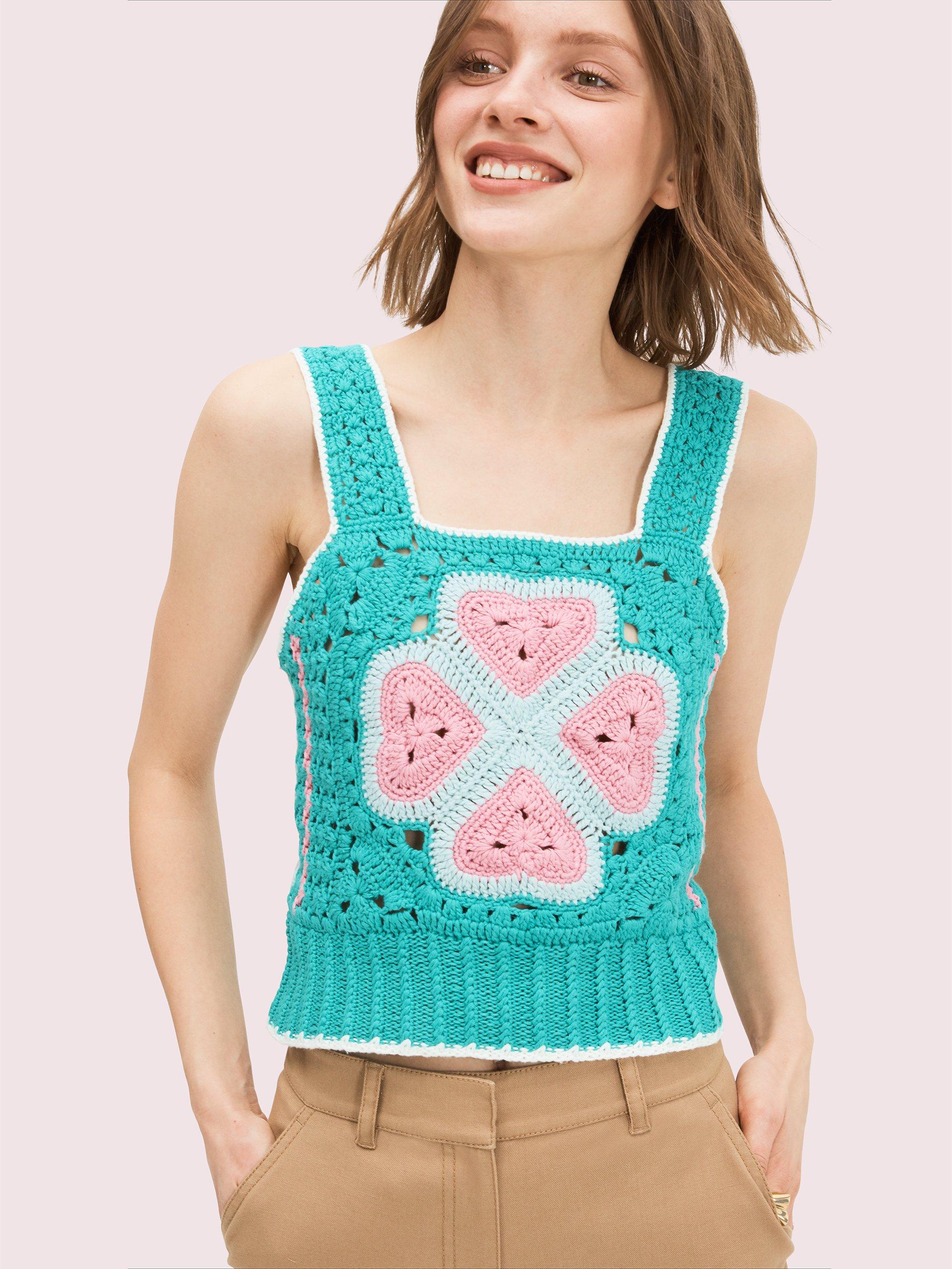 flower crochet top