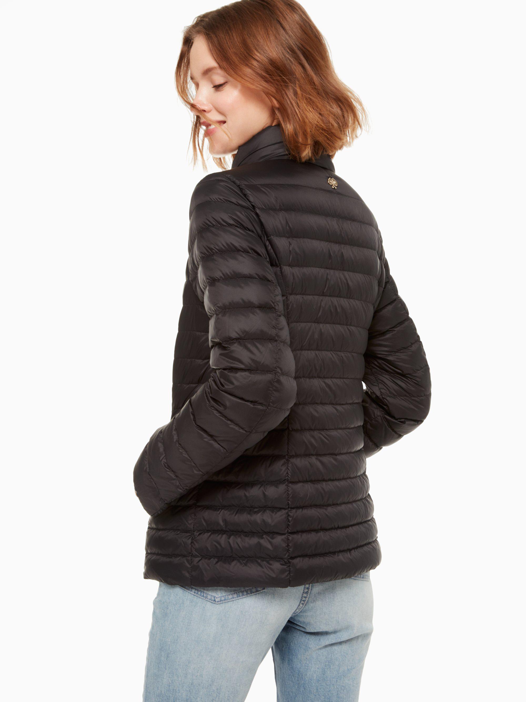 kate spade packable down puffer coat