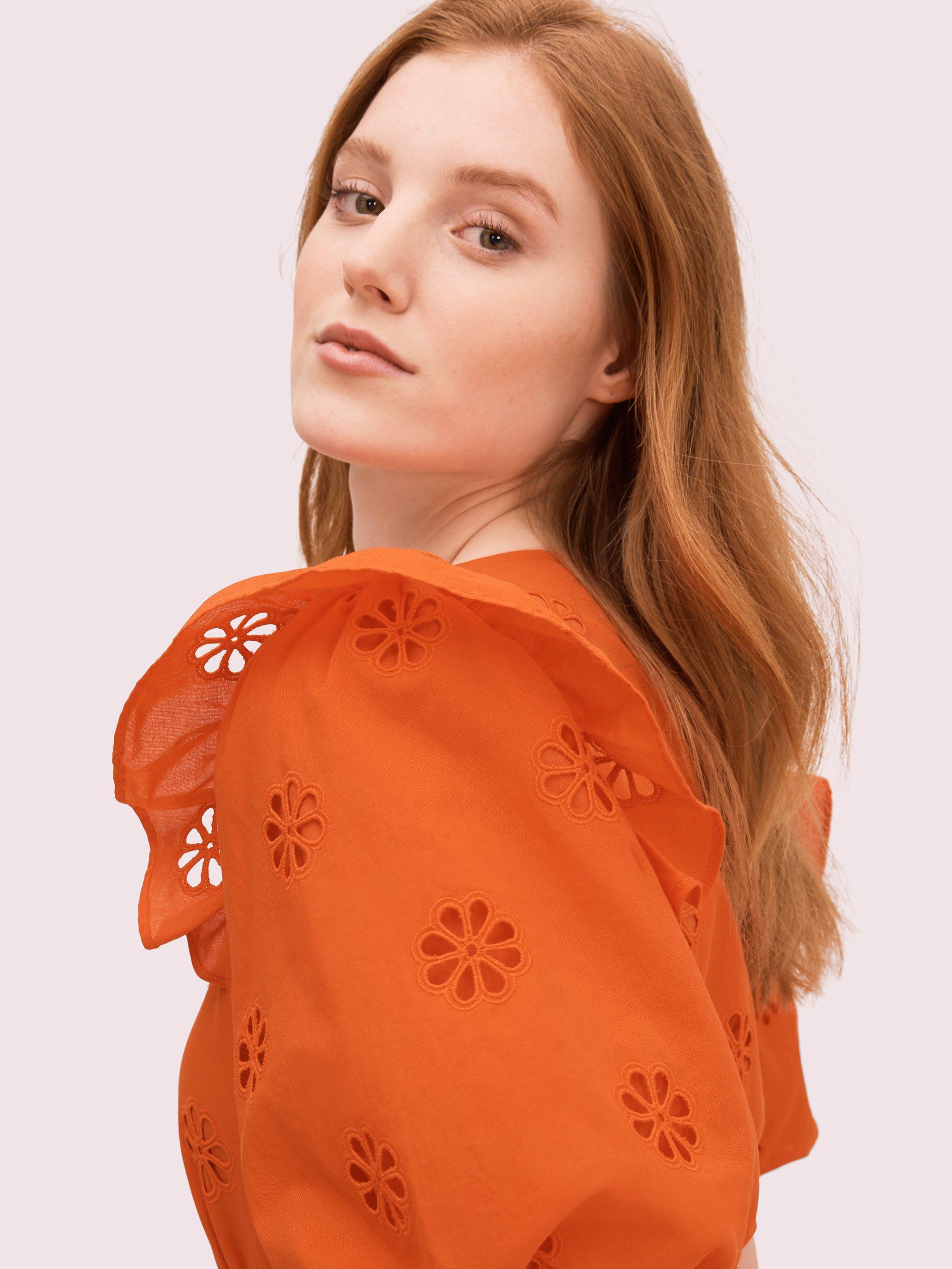 casual spade eyelet dress