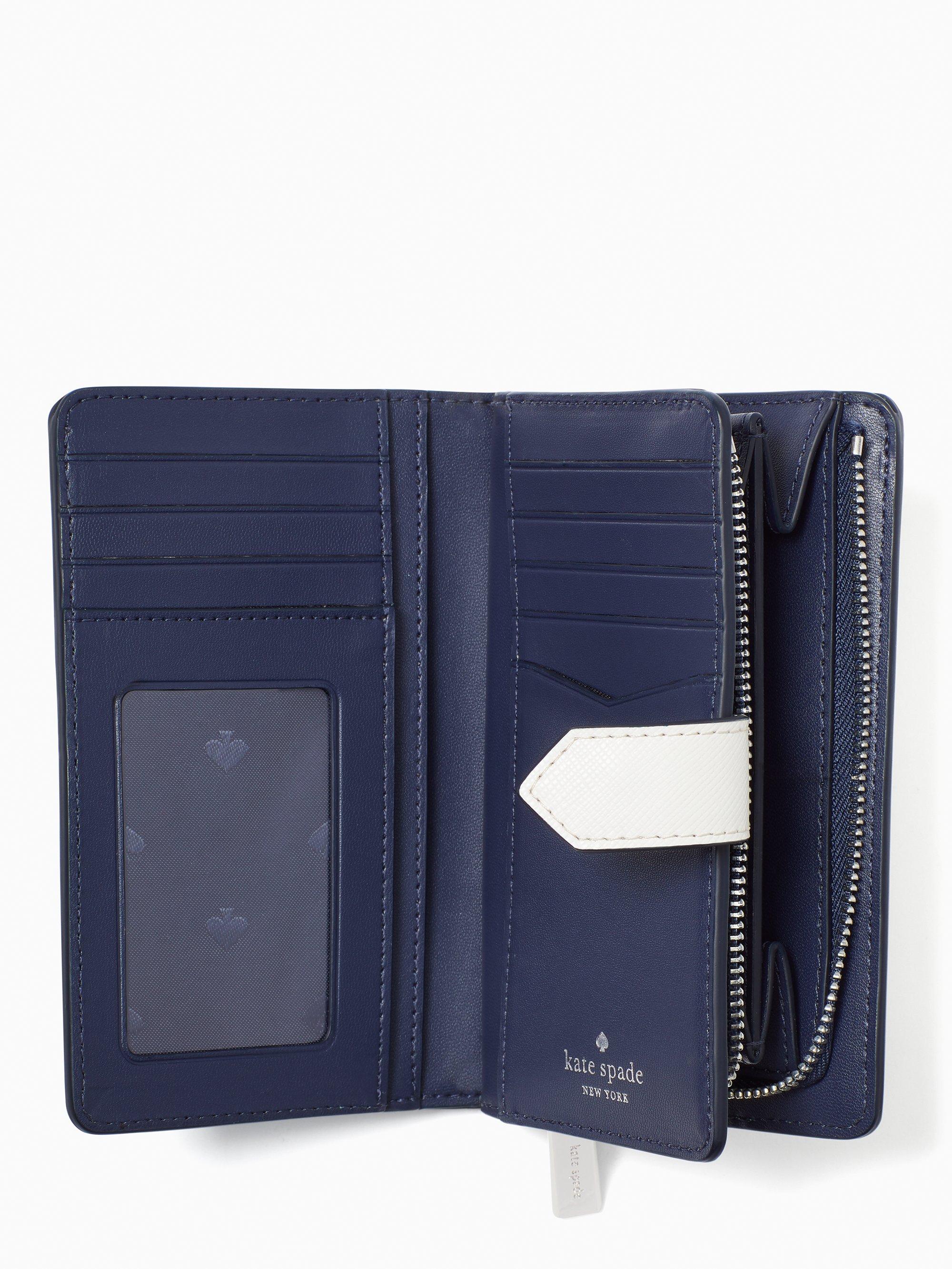 kate spade color block wallet
