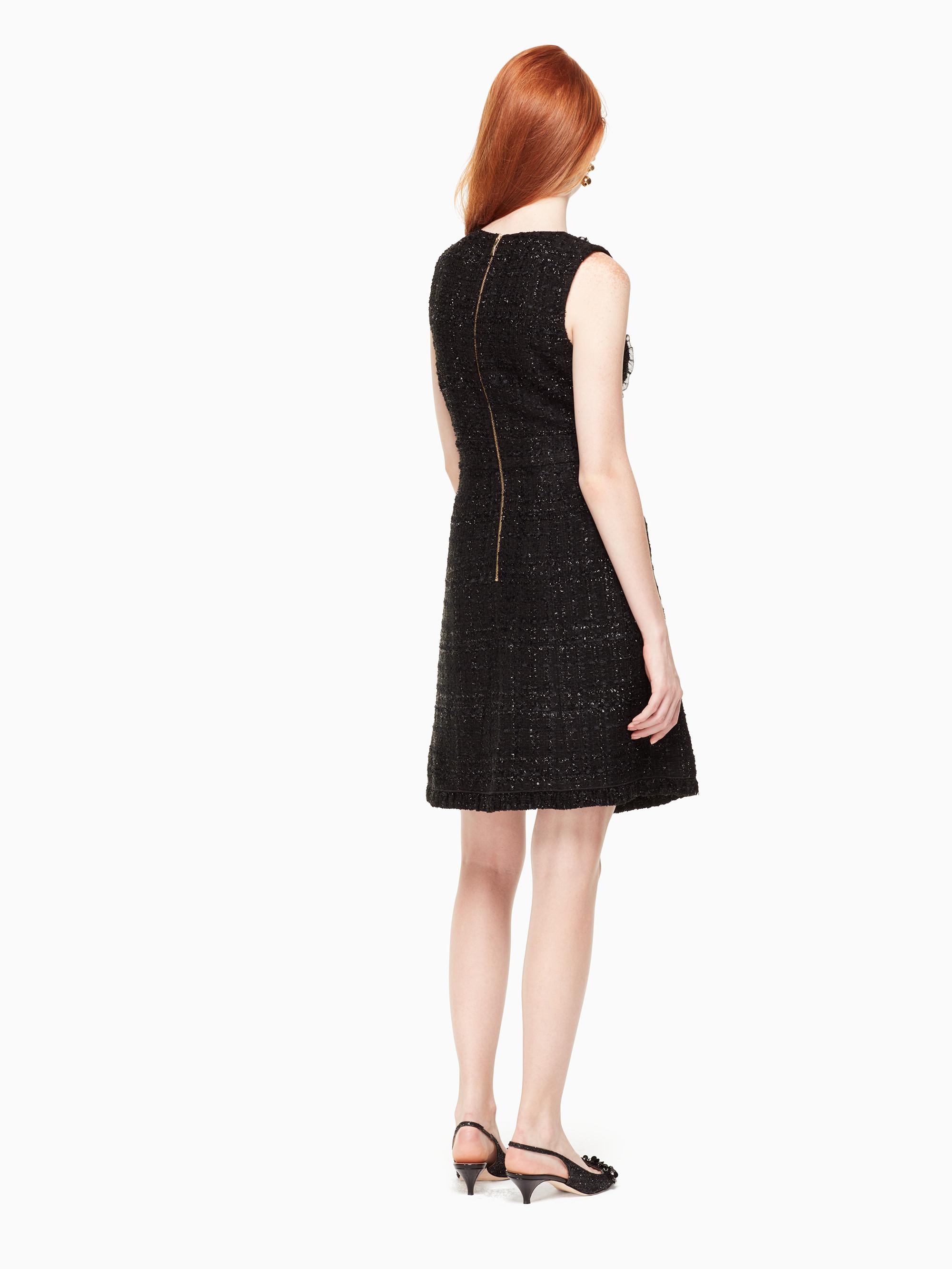 kate spade sparkle tweed dress