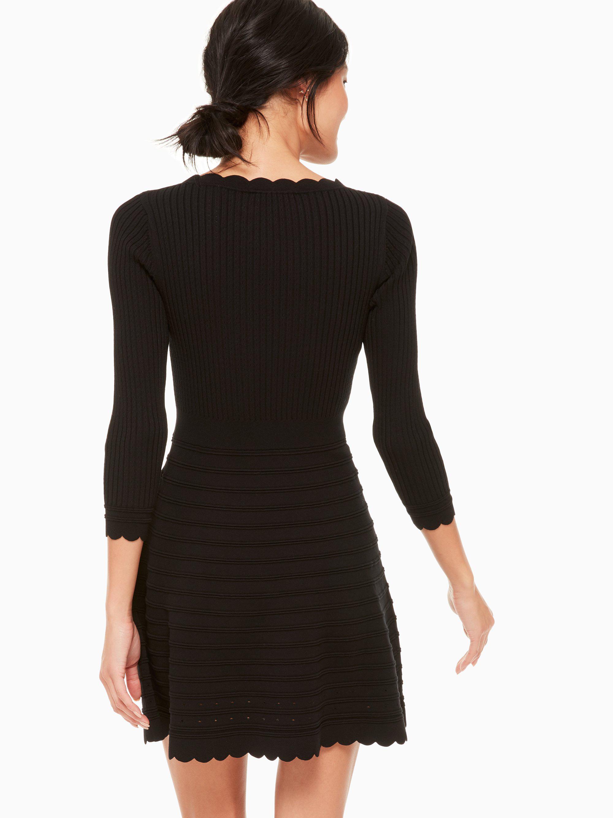 kate spade scallop sweater dress