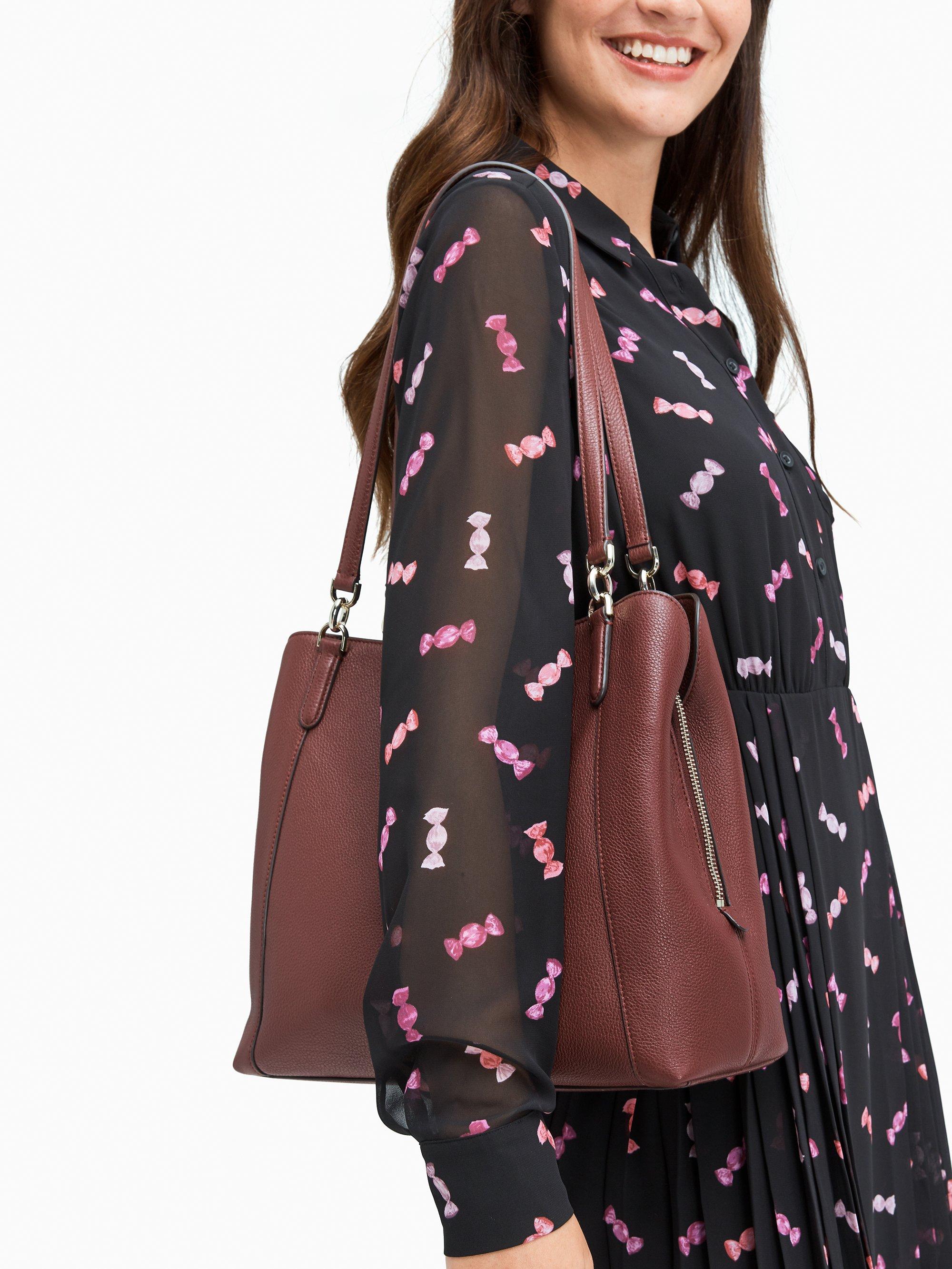 kate spade jackson medium triple compartment