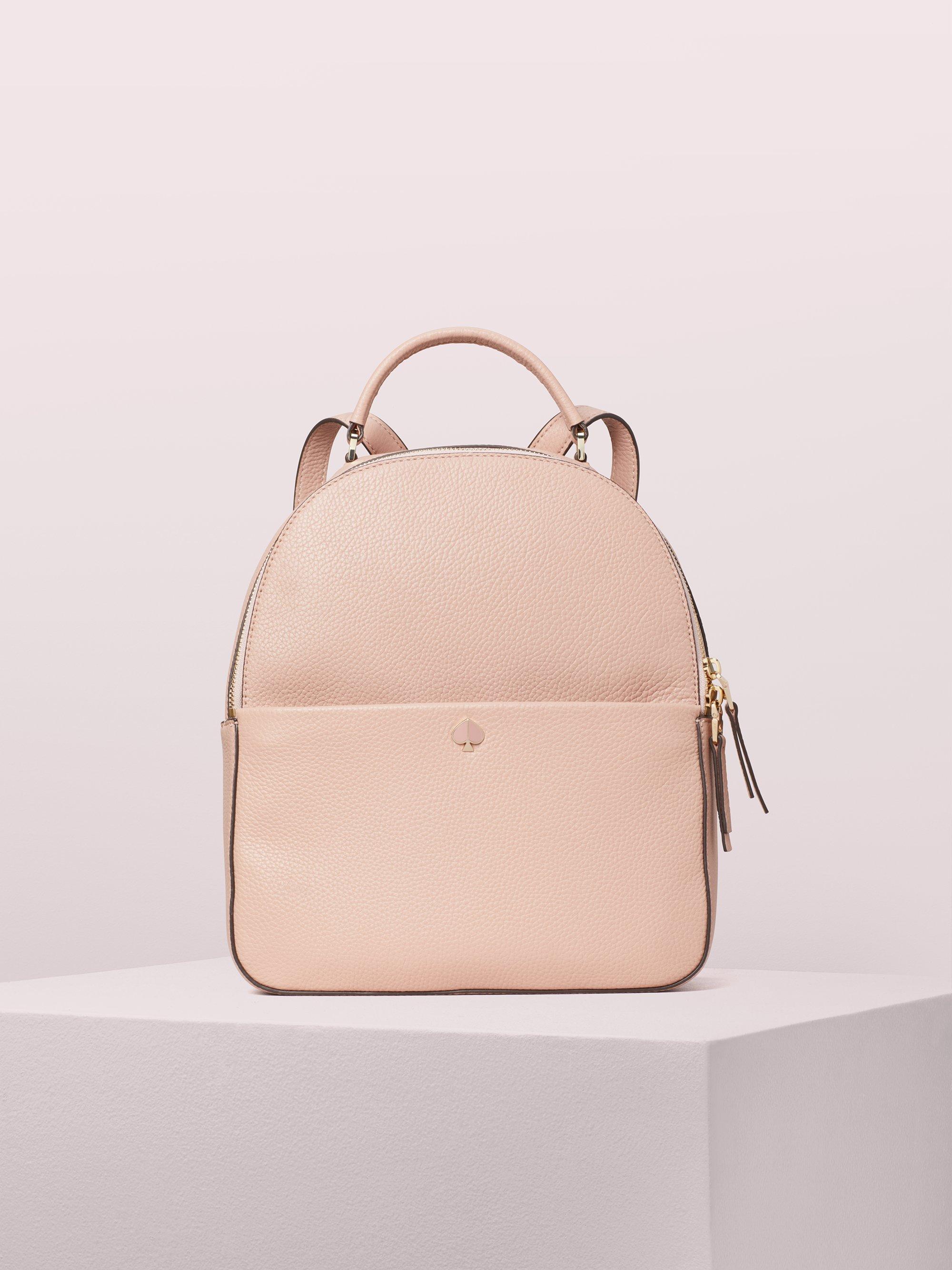 Kate Spade Leather Polly Medium Backpack in Pink - Lyst