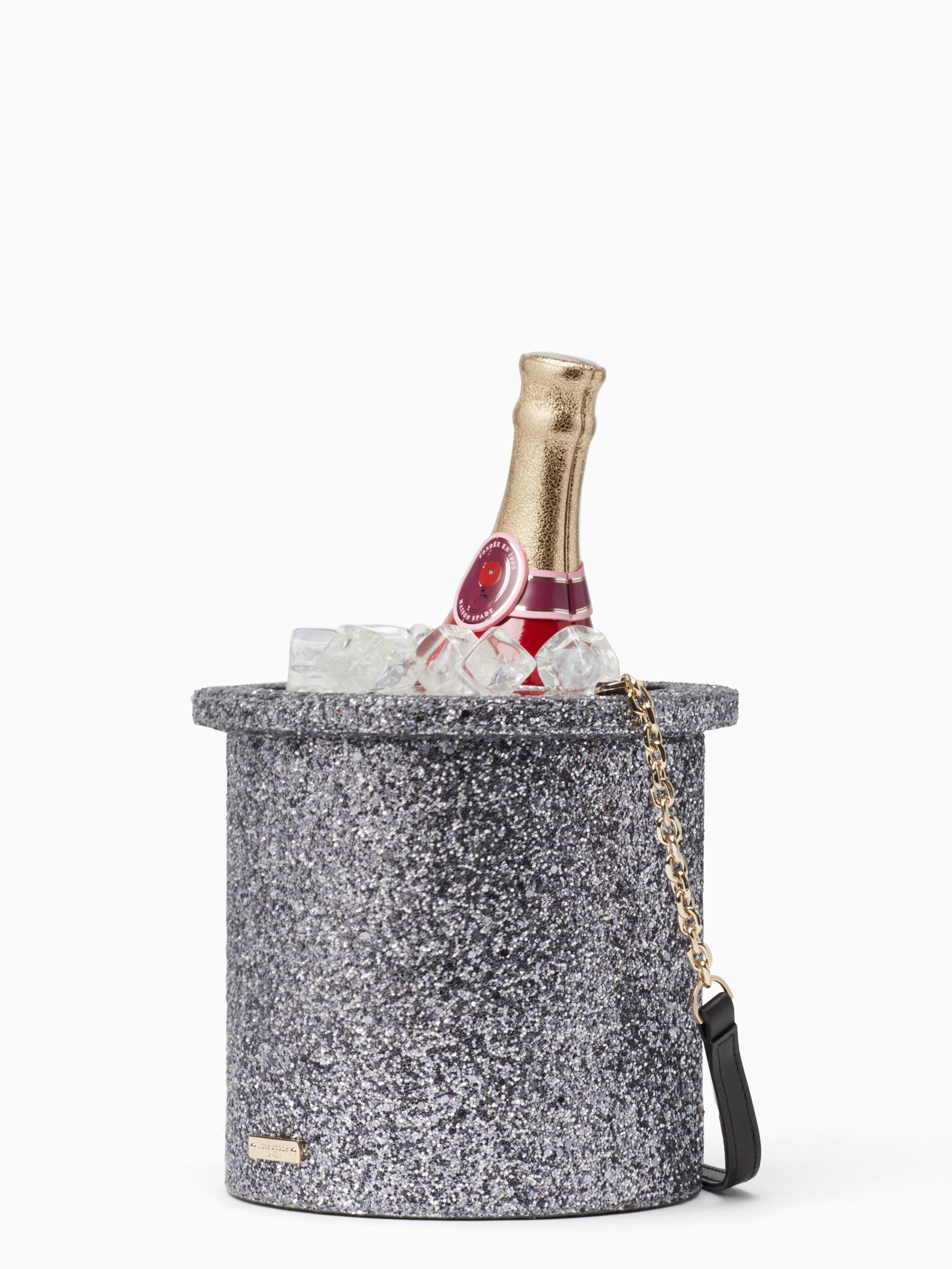 Kate spade champagne wristlet sale