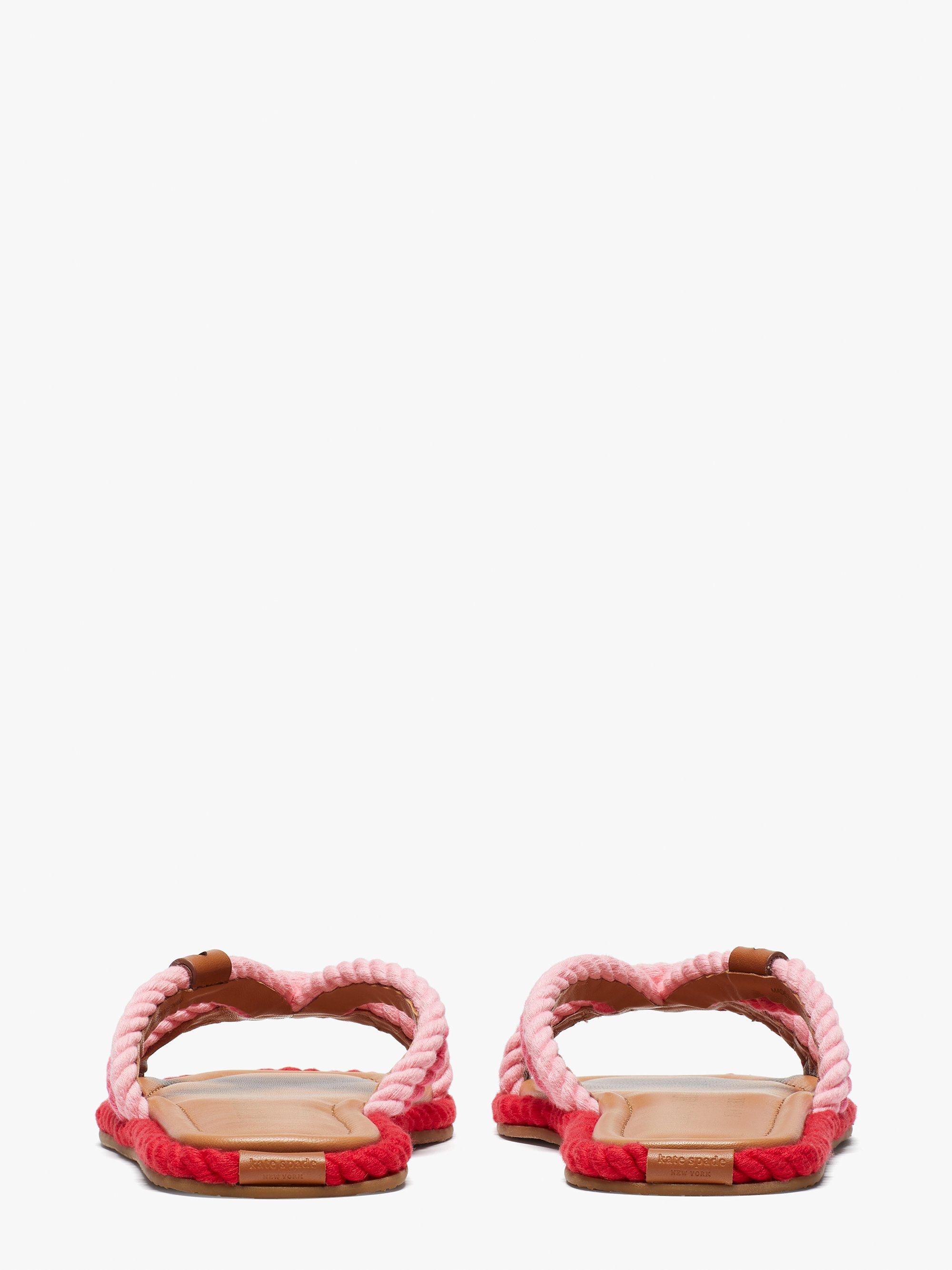 kate spade captain's cord slide sandals
