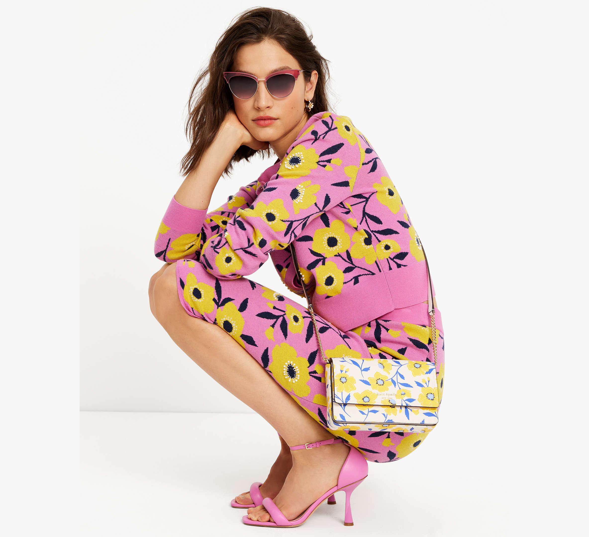 Kate Spade Sunshine Floral Embellished Cardigan in Pink Lyst UK