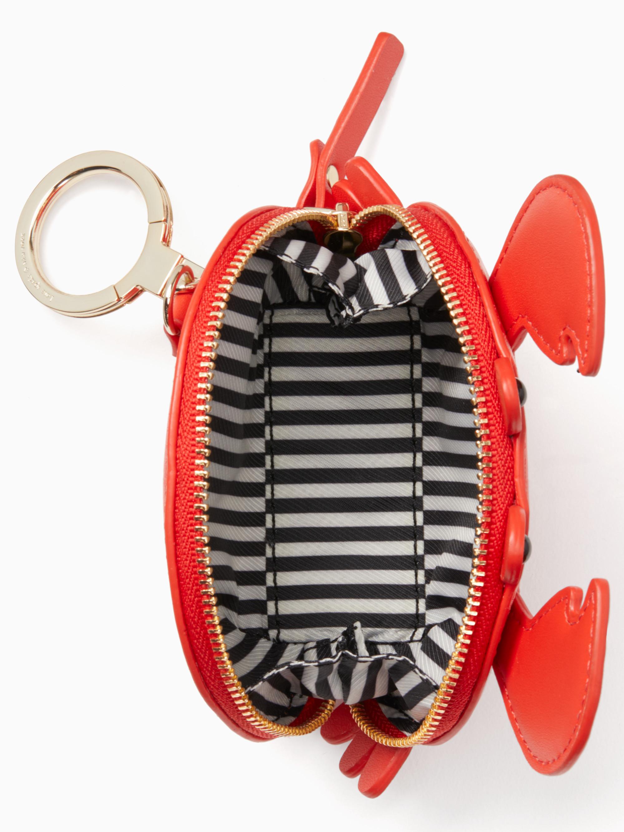 Kate Spade Leather Shore Thing Crab Coin Purse in Red Lyst