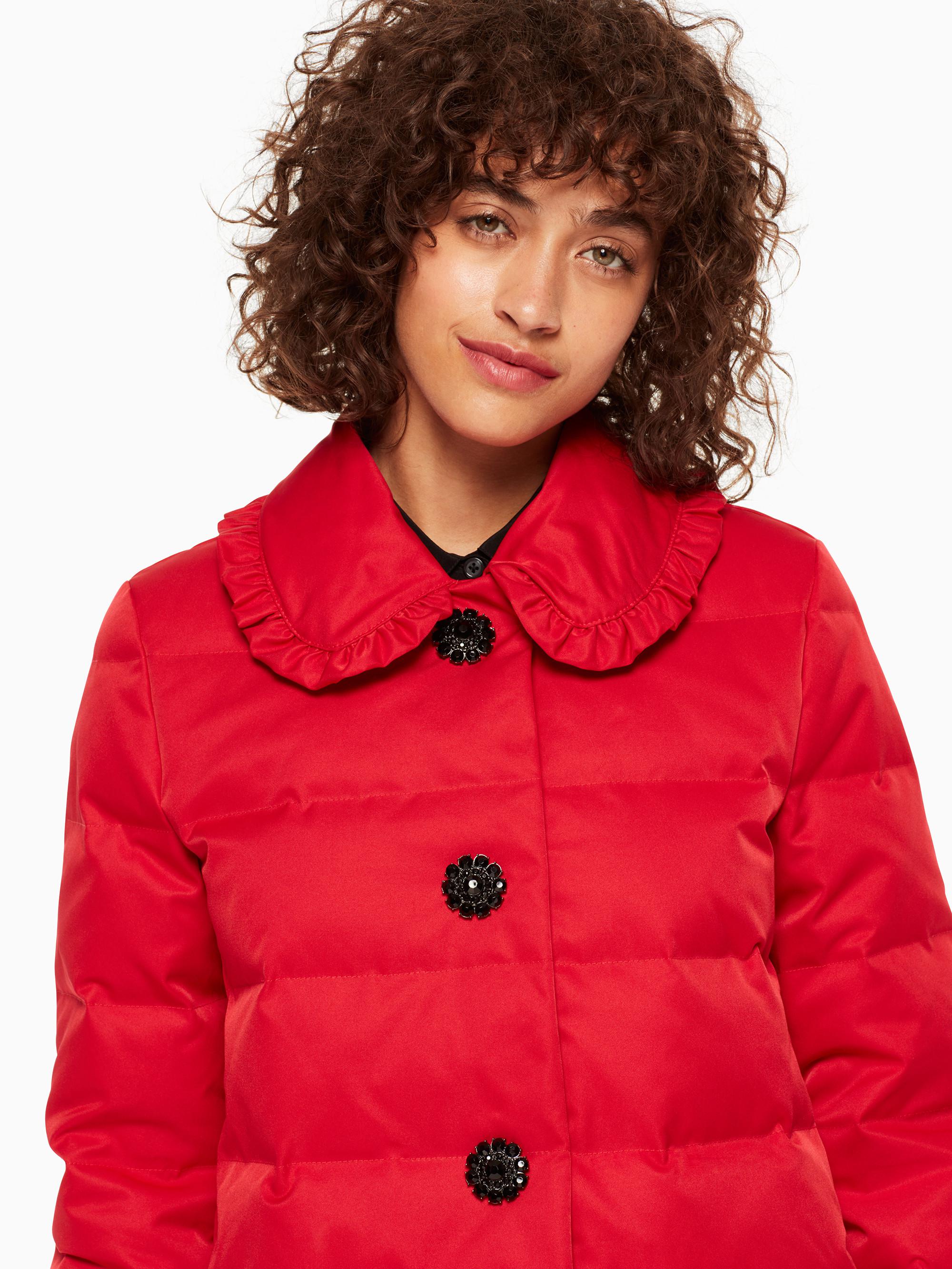 kate spade red coat