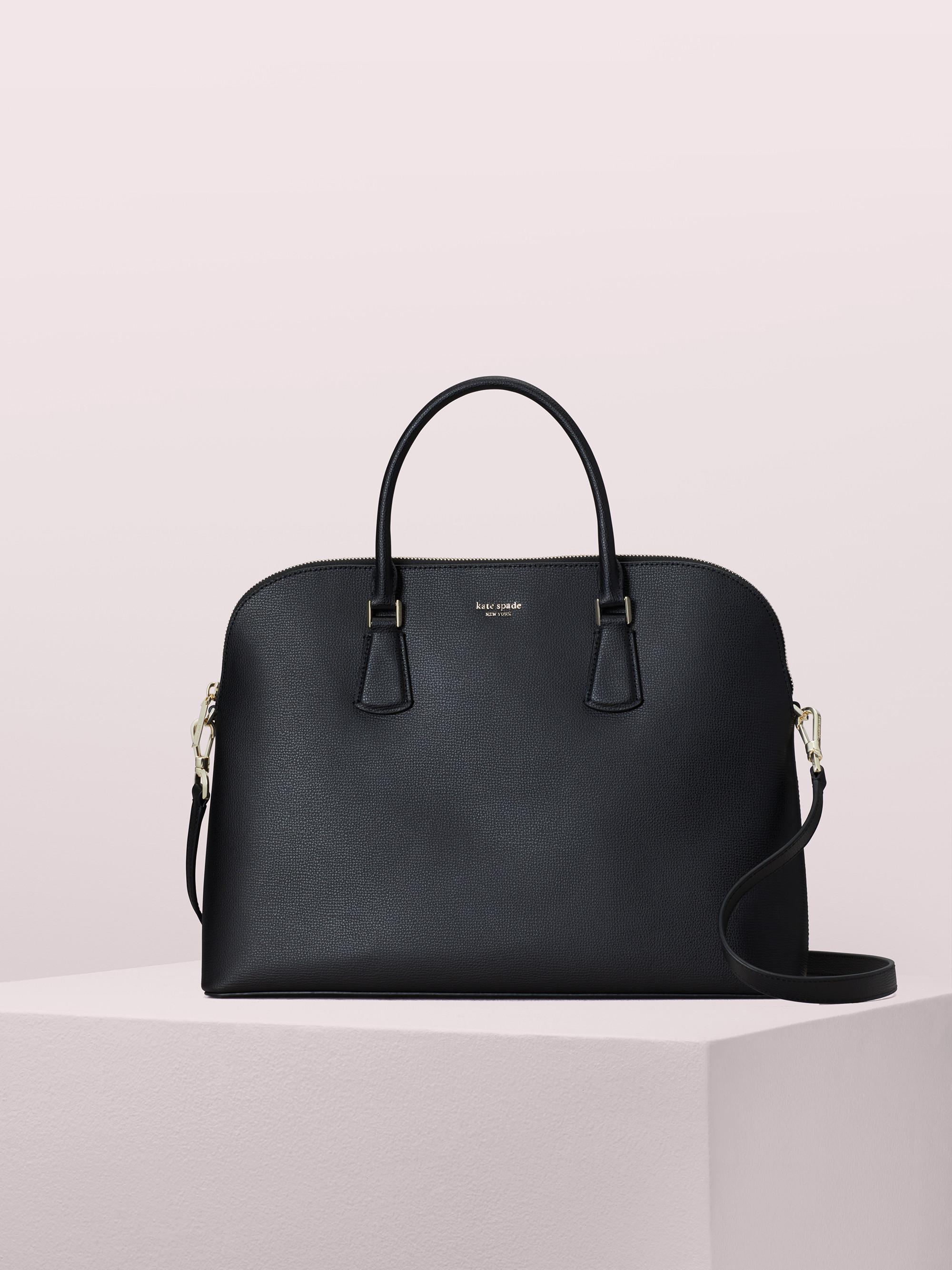 Kate Spade Leather Sylvia Universal Slim Laptop Bag - Black - One Size ...