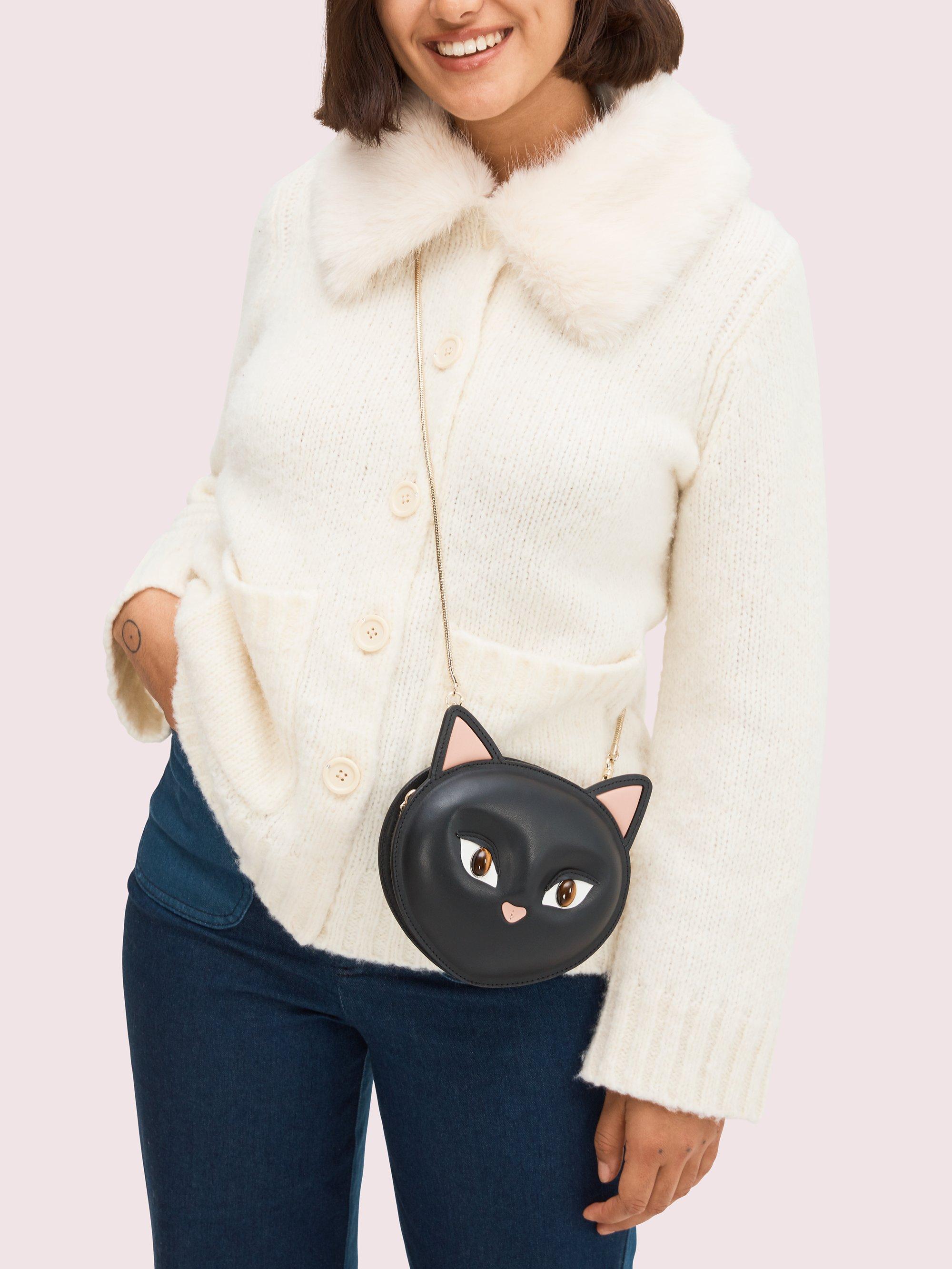 kate spade meow cat crossbody
