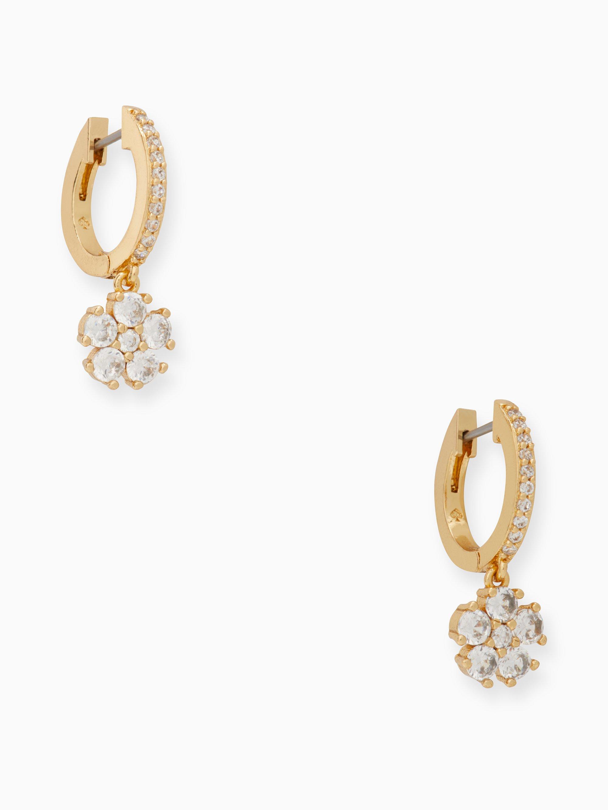 Flower Stud Earrings With White Pearls - Etsy